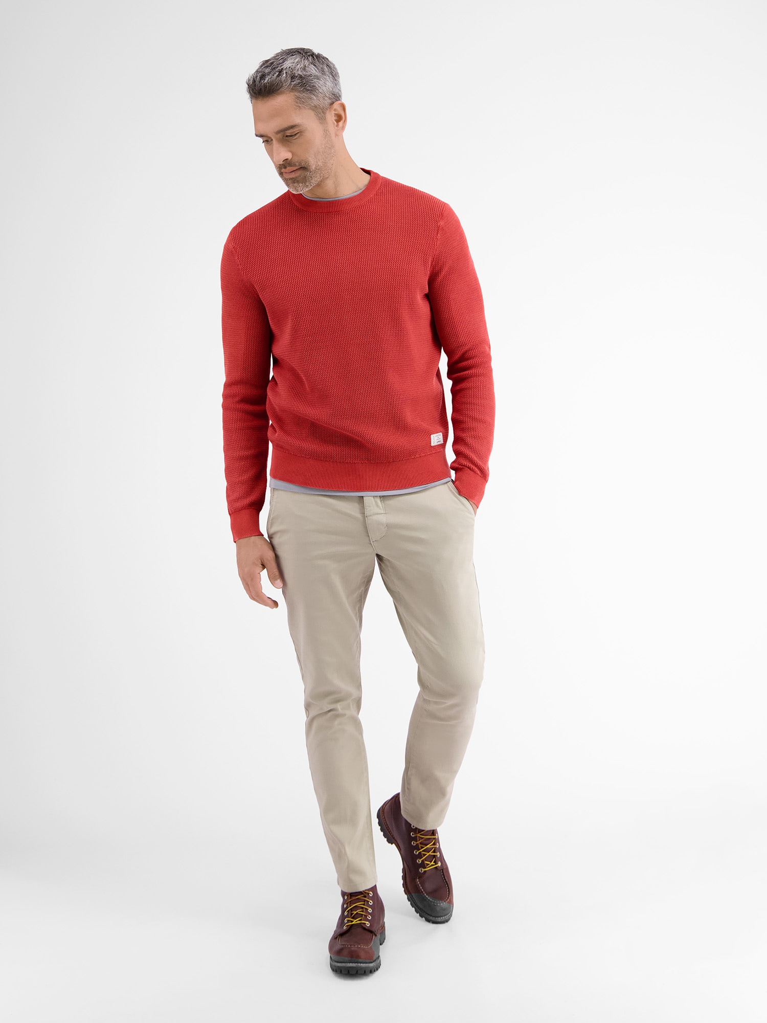 LERROS Strickpullover »LERROS Strickpullover, O-Neck«