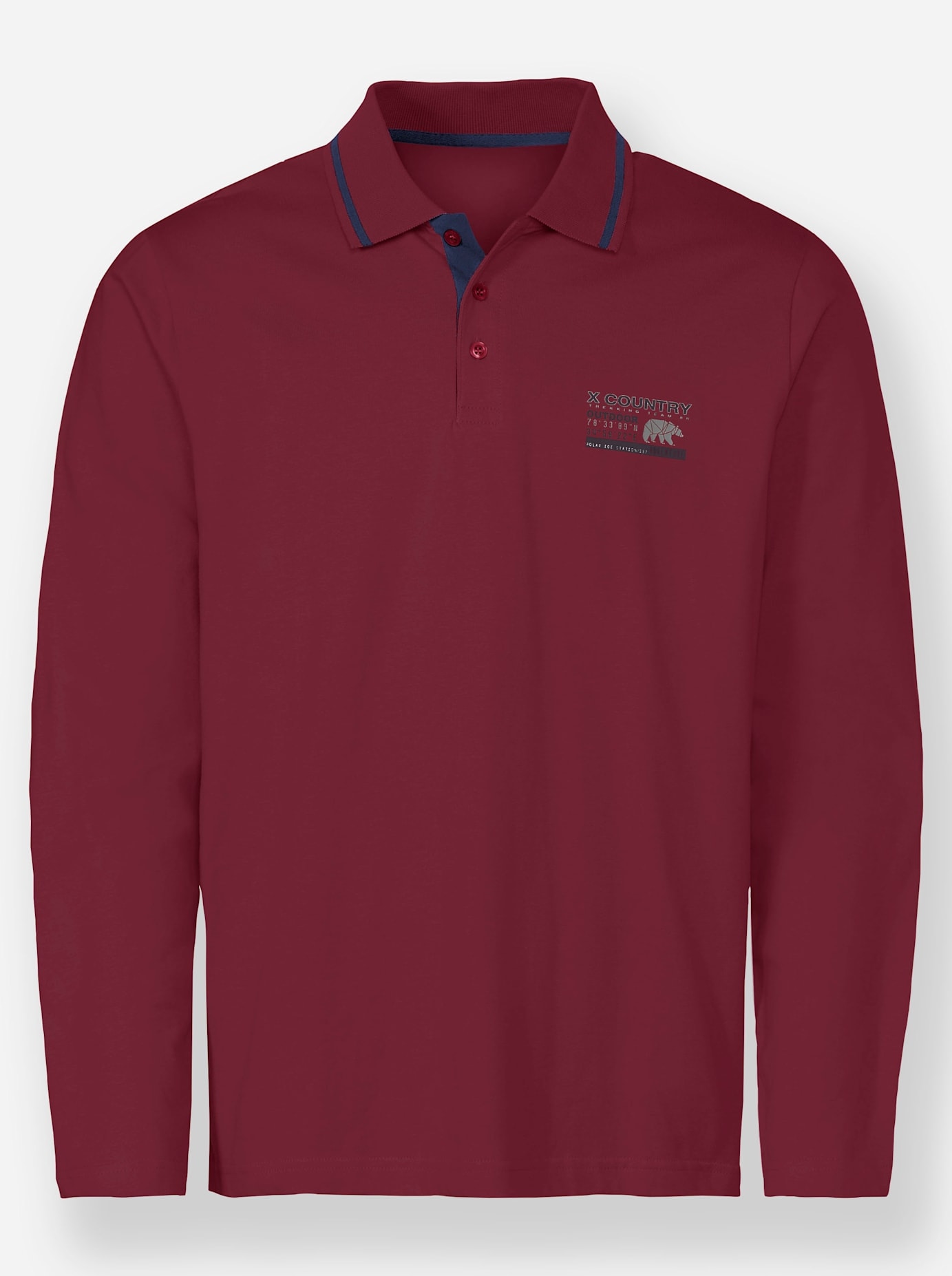 Catamaran Poloshirt »Langarm-Shirt«, (1 tlg.)