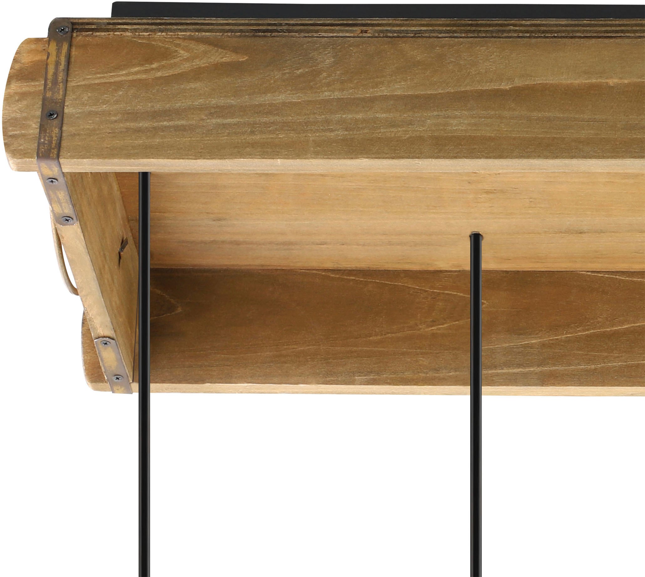 EGLO Hängeleuchte »WOOTTON«, Hängeleuchte in braun und schwarz aus Holz,  Stahl - exkl. E27 - 40W | BAUR | Tischlampen