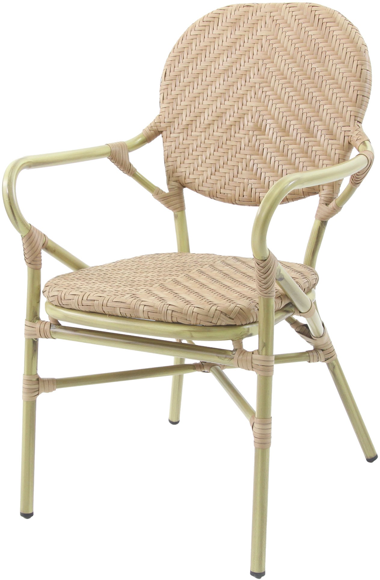 Essentials Bistrostuhl »Tango«, 1 St., Rattan – Bambus, natur