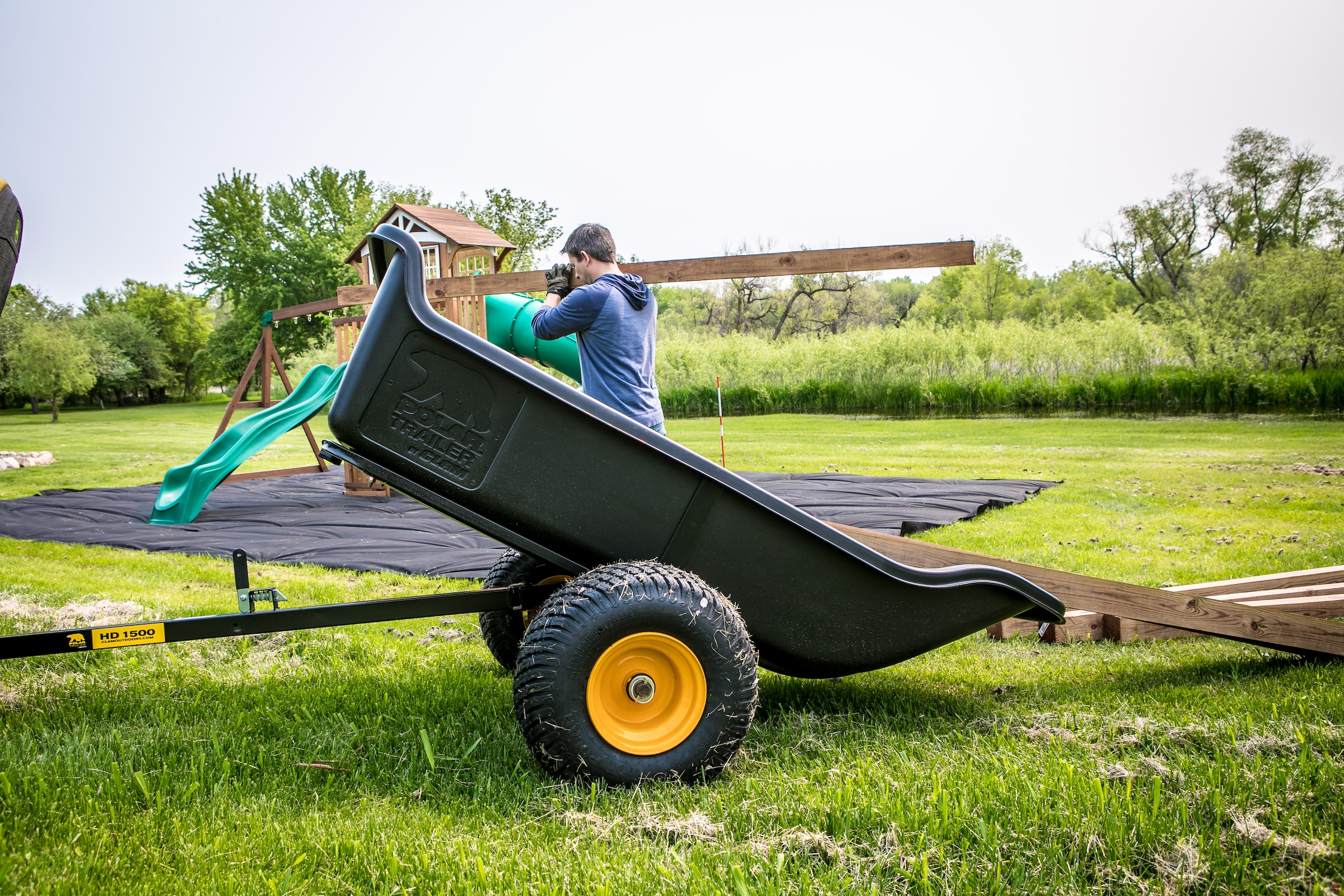 50NRTH Anhänger »Polar HD1500« BxLxH: 137x249x79 cm, 623 L