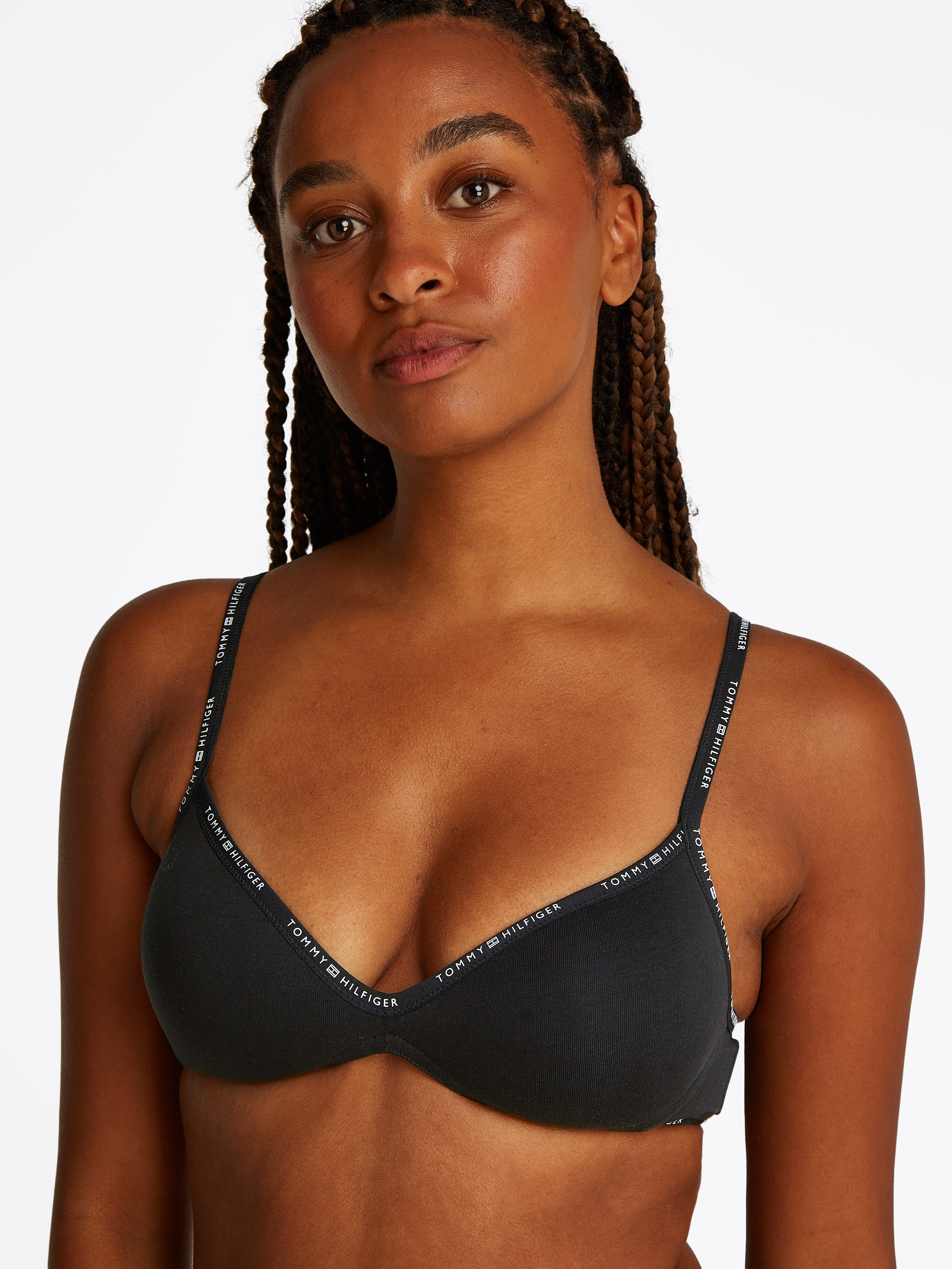 Tommy Hilfiger Underwear Push-up-BH »WIRELESS PUSH UP BRA«, mit Logoschriftzügen an den Kanten