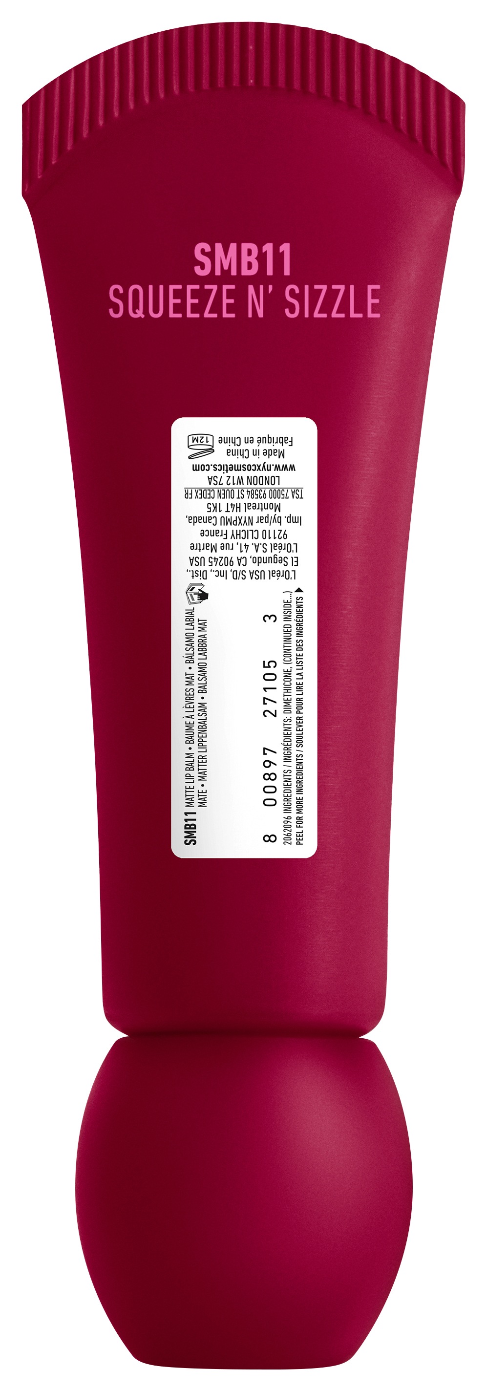 NYX Lippenbalsam »NYX Professional Makeup Smushy Matte Lip Balm«