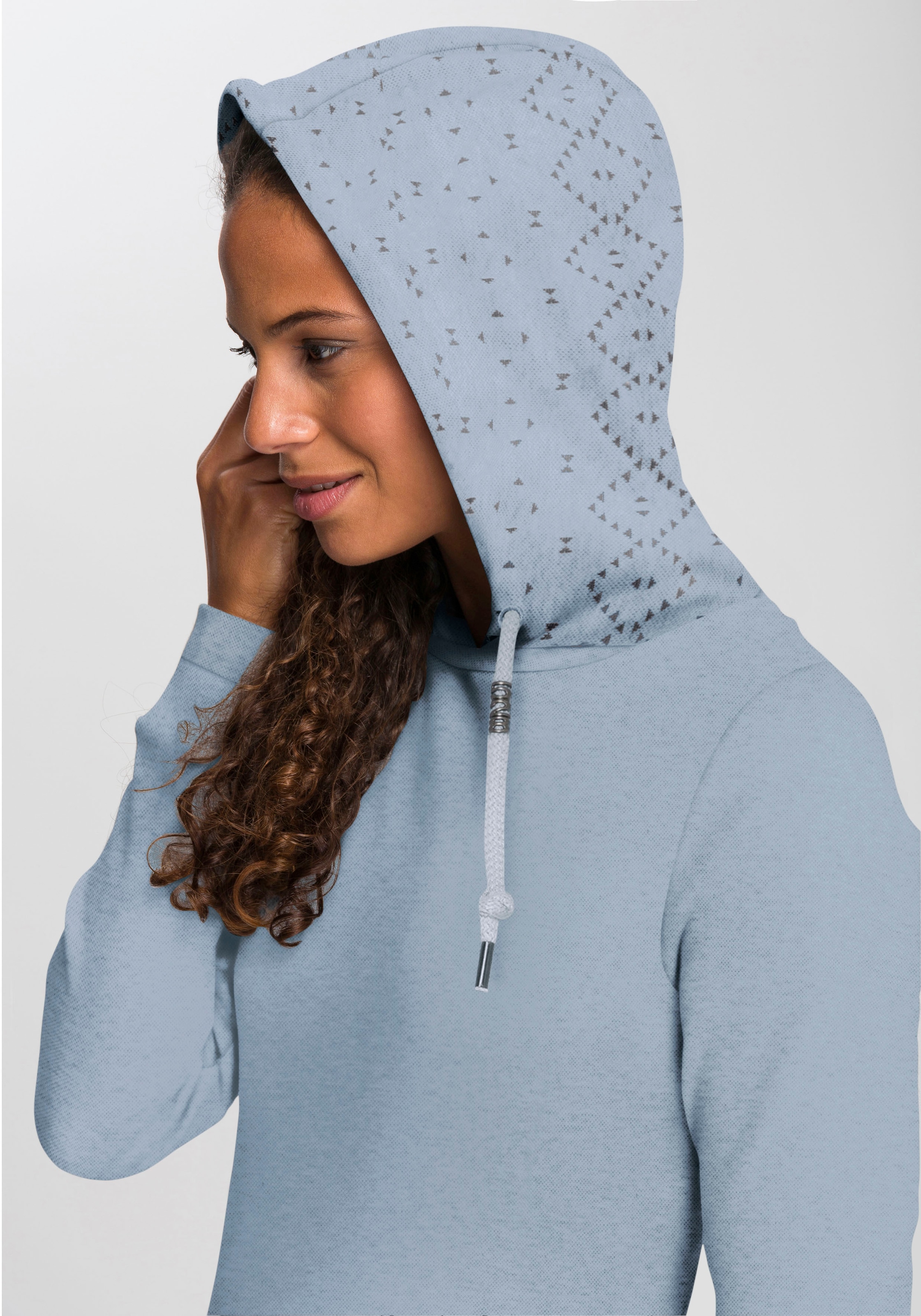 Ragwear Sweatkleid »BESS O«, Hoodie mit Tunnelzug-Kapuze