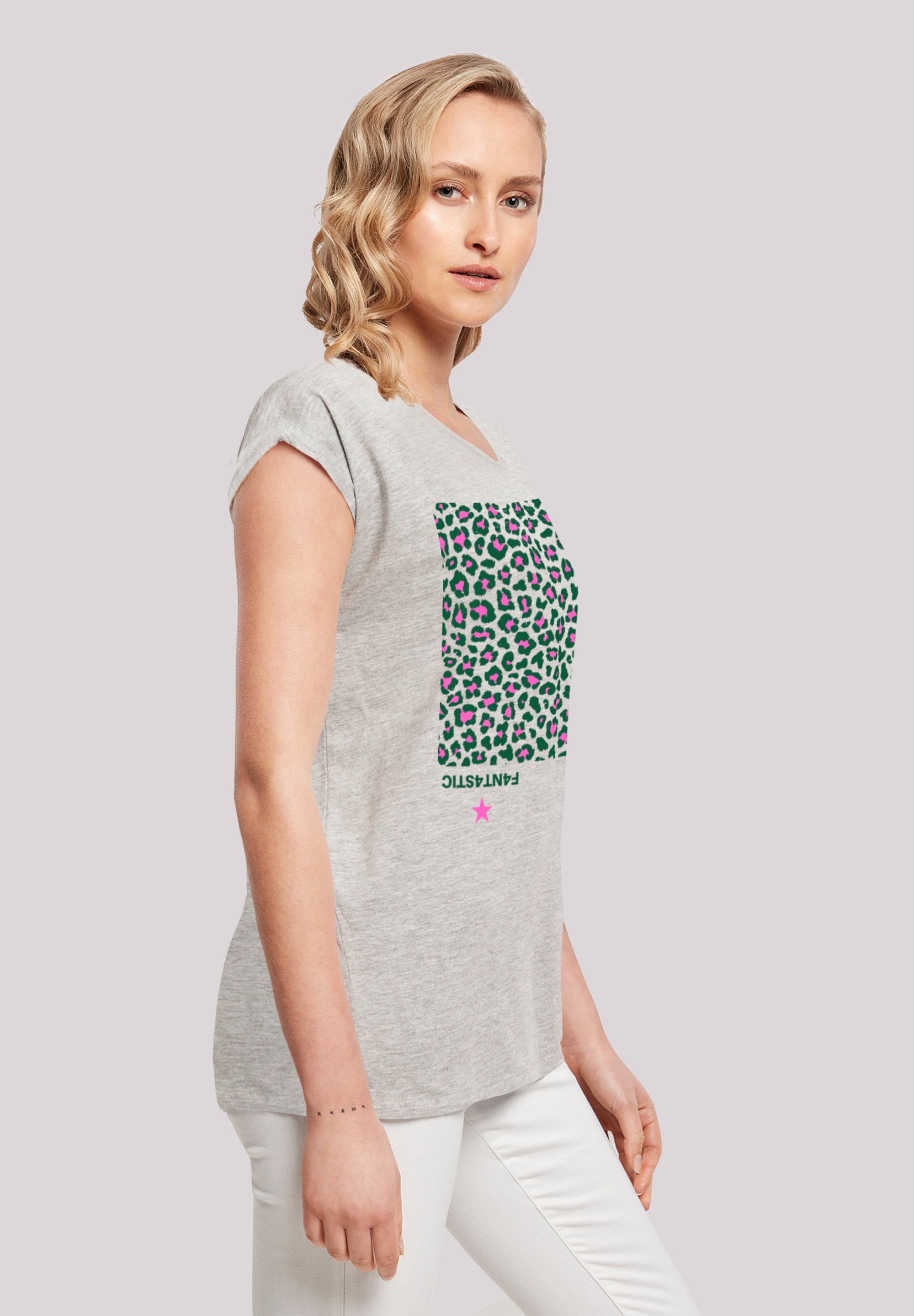 F4NT4STIC T-Shirt »Leo Grün«, Print