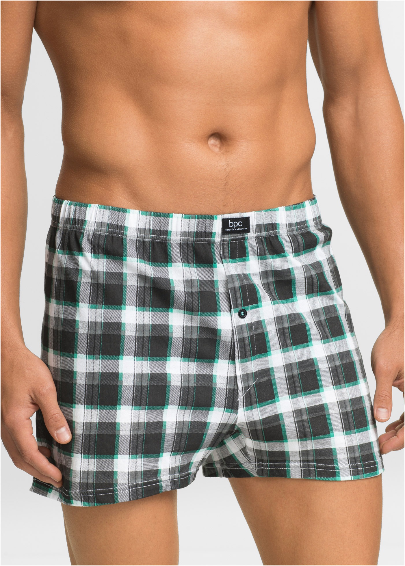 bonprix Boxershorts Packung, 3 Stk. lockere Passform, aus Baumwolle, Jersey günstig online kaufen