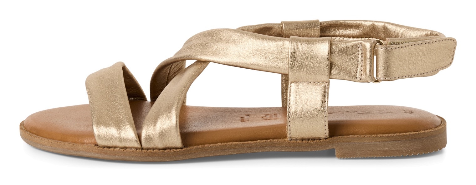 Tamaris Riemchensandale, Sommerschuh, Sandalette mit Klettverschluss am Riemchen