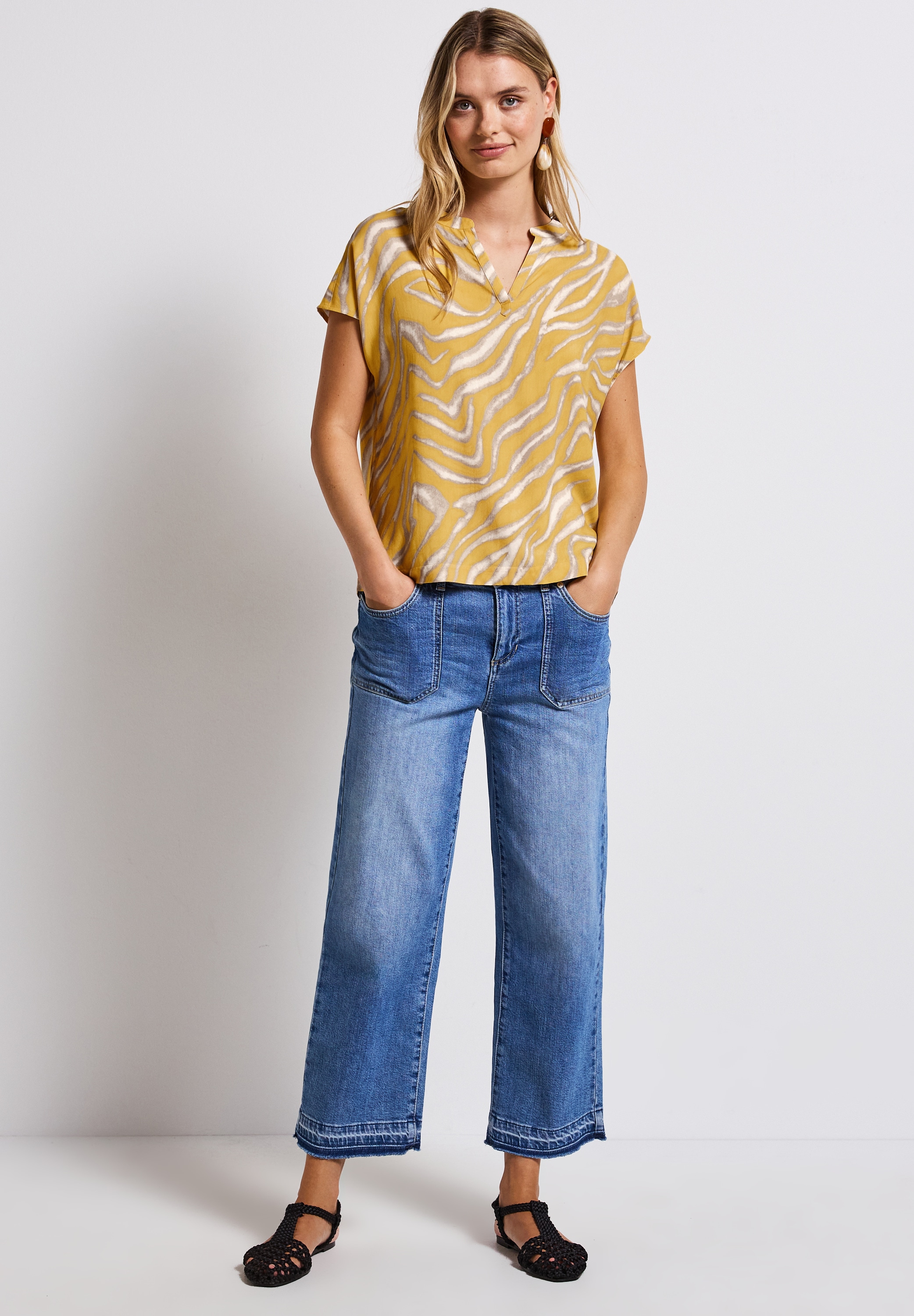 STREET ONE Shirtbluse, aus softer Viskose
