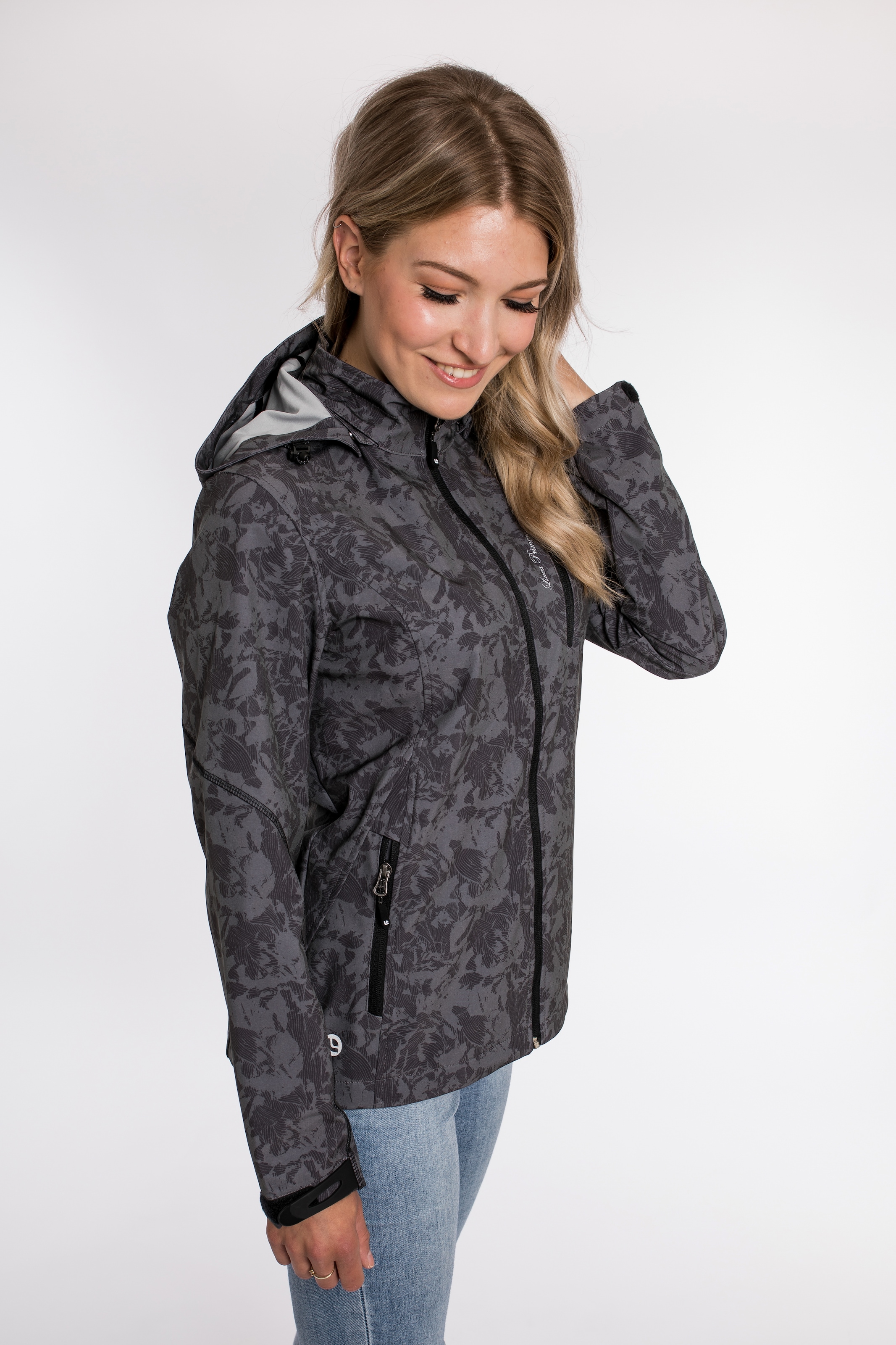 DEPROC Active Softshelljacke "SHELBY PEAK WOMEN", mit abnehmbarer Kapuze günstig online kaufen