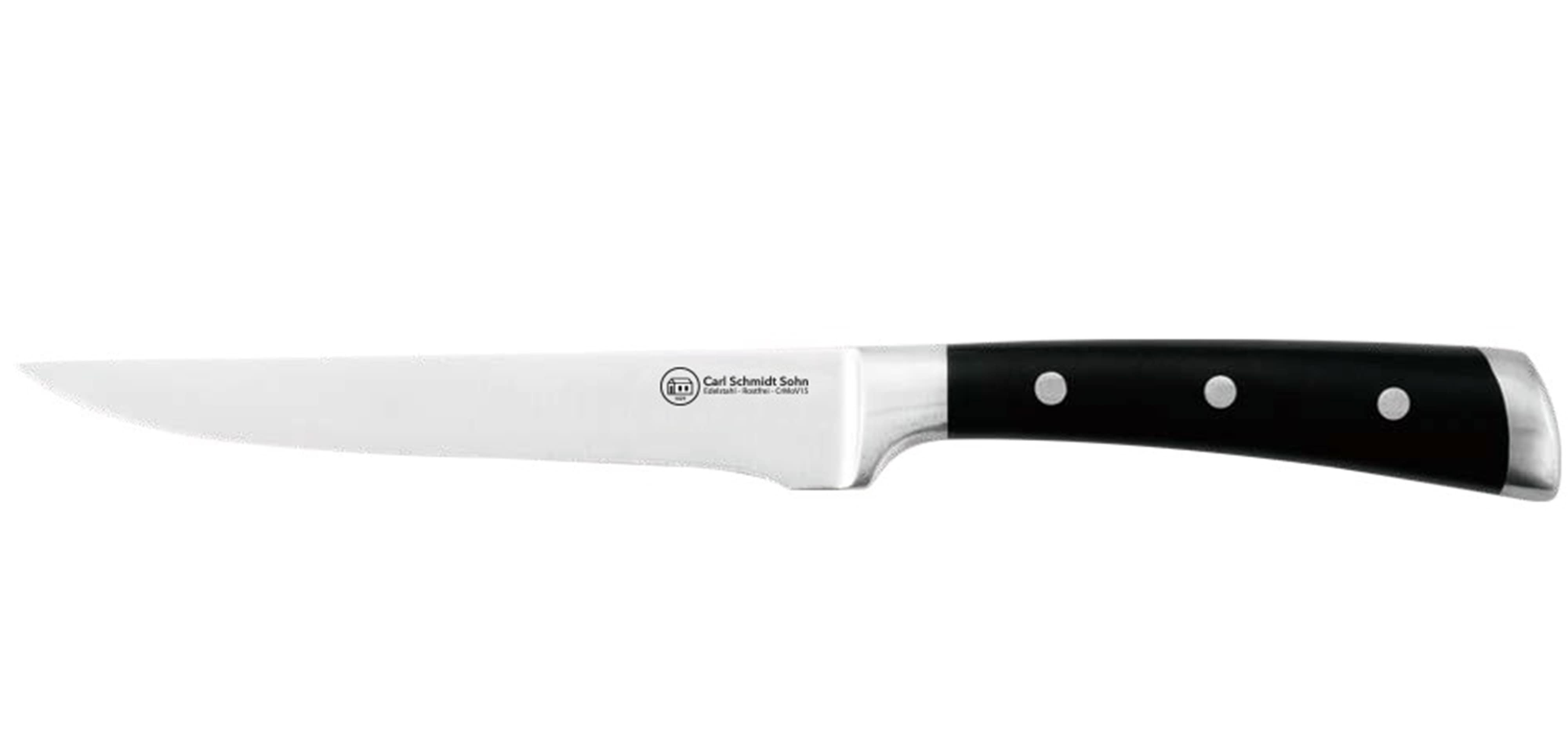 Carl Schmidt Sohn Ausbeinmesser "HERNE, 14 cm, Edelstahl rostfrei" mit ergonomischem Griff und Messerkropf