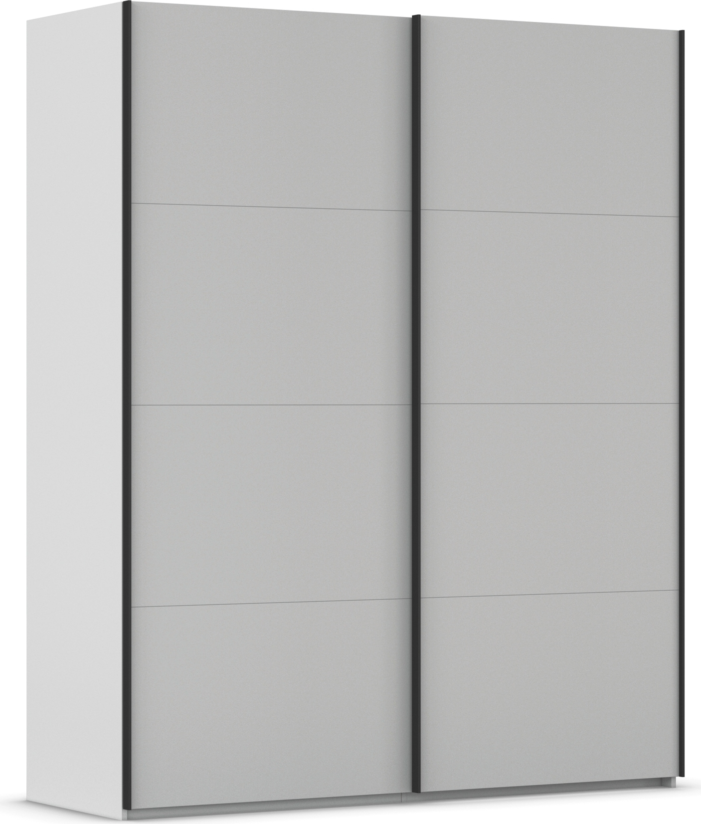 rauch Schwebetürenschrank "Kleiderschrank Schrank Garderobe Schlafzimmerschrank SCALE-FYRA" edle viergeteilte Türen viele Farben und Griff-Farben MADE IN GERMANY