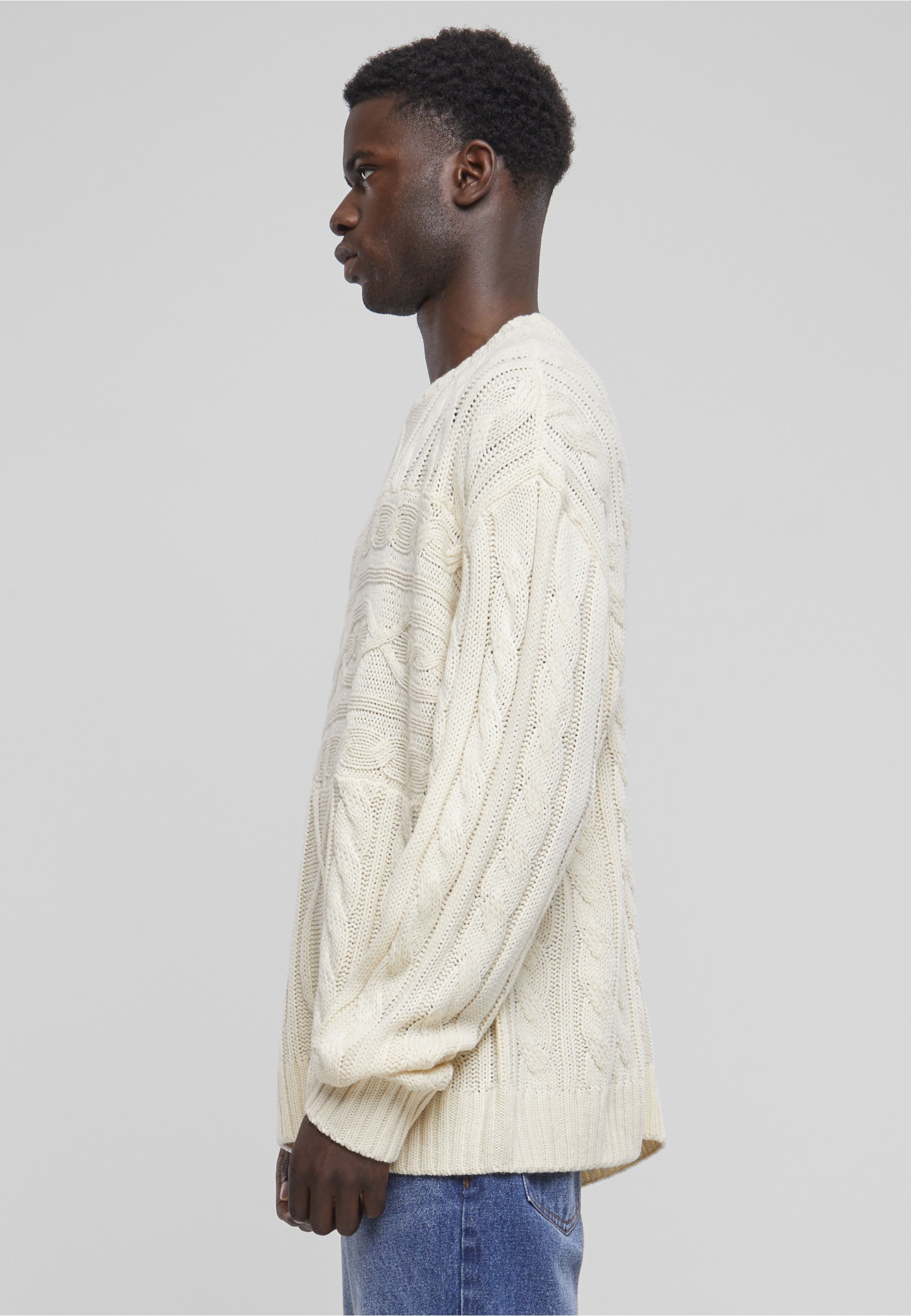 URBAN CLASSICS Rundhalspullover »Urban Classics Herren Set In Boxy Sweater« 1 Stk.
