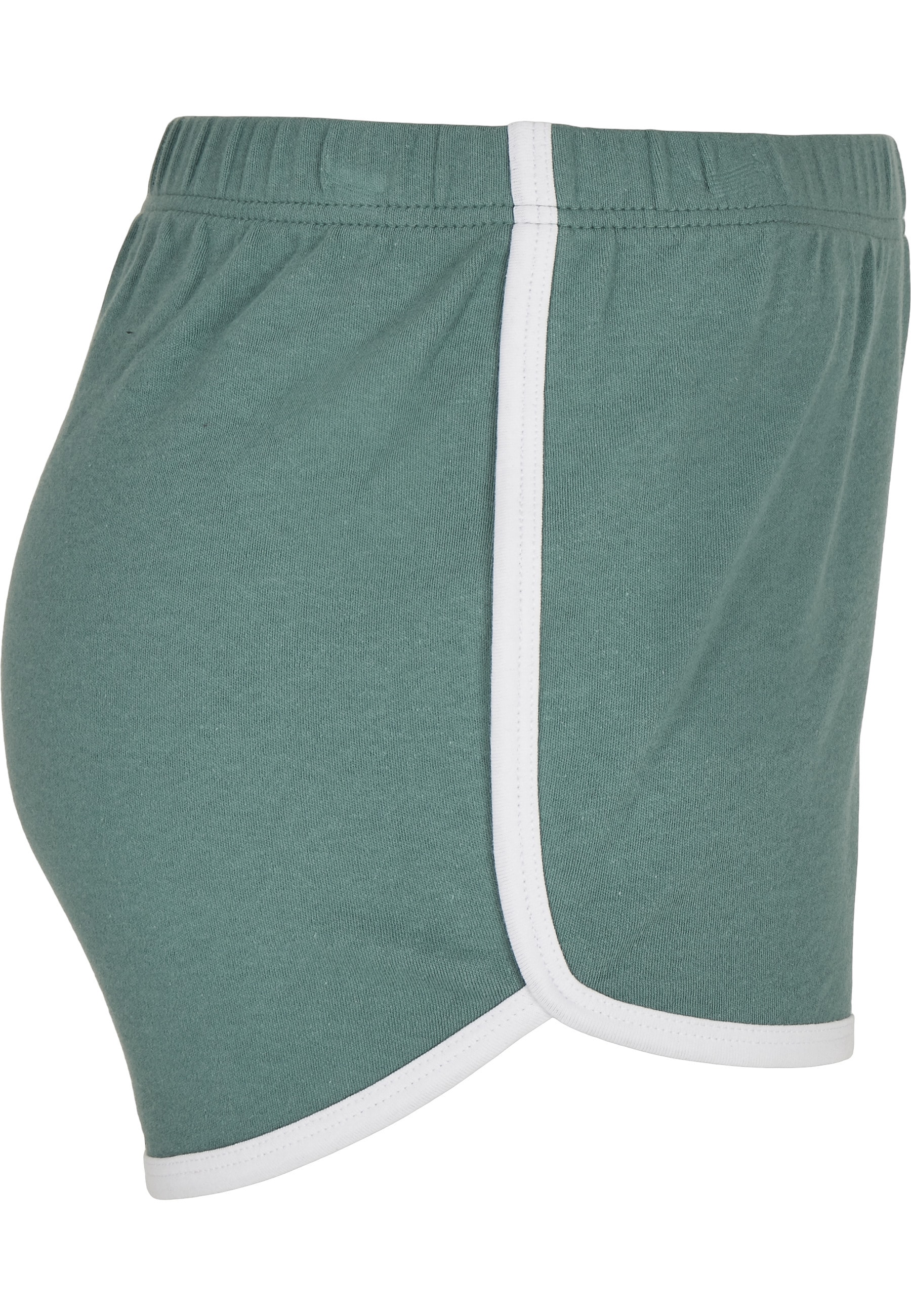 URBAN CLASSICS Stoffhose »Urban Classics Damen Ladies Organic Interlock Retro Hotpants«