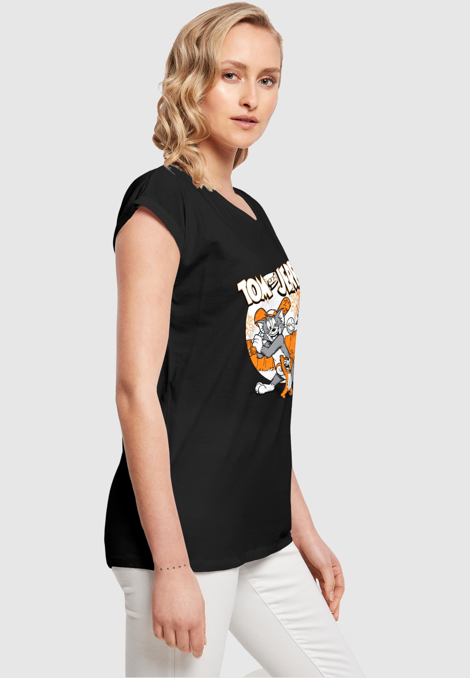ABSOLUTE CULT T-Shirt »ABSOLUTE CULT Damen Ladies Tom and Jerry - Baseball T-Shirt«, (1 tlg.)