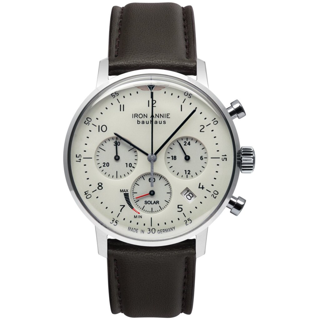 IRON ANNIE Chronograph »Bauhaus, Band aus recyceltem PET, 5086-5_n«