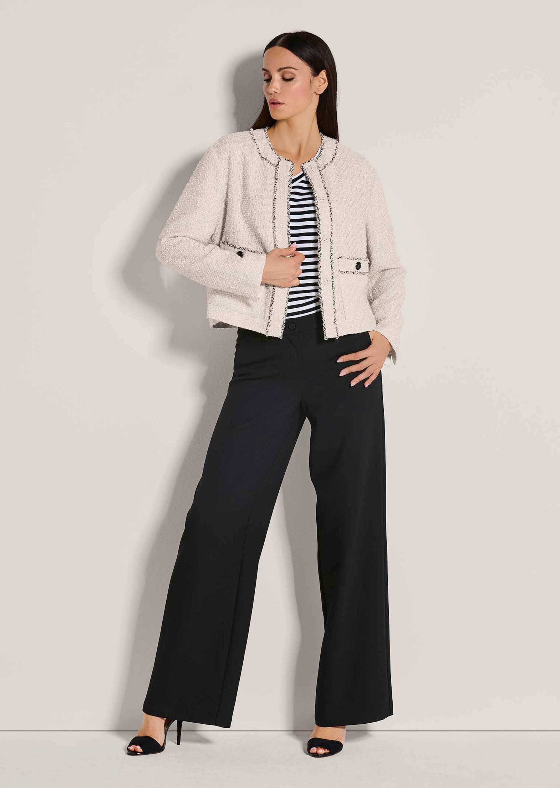 MADELEINE Jerseyblazer »Blazer Kurzblazer in Bouclé-Optik«