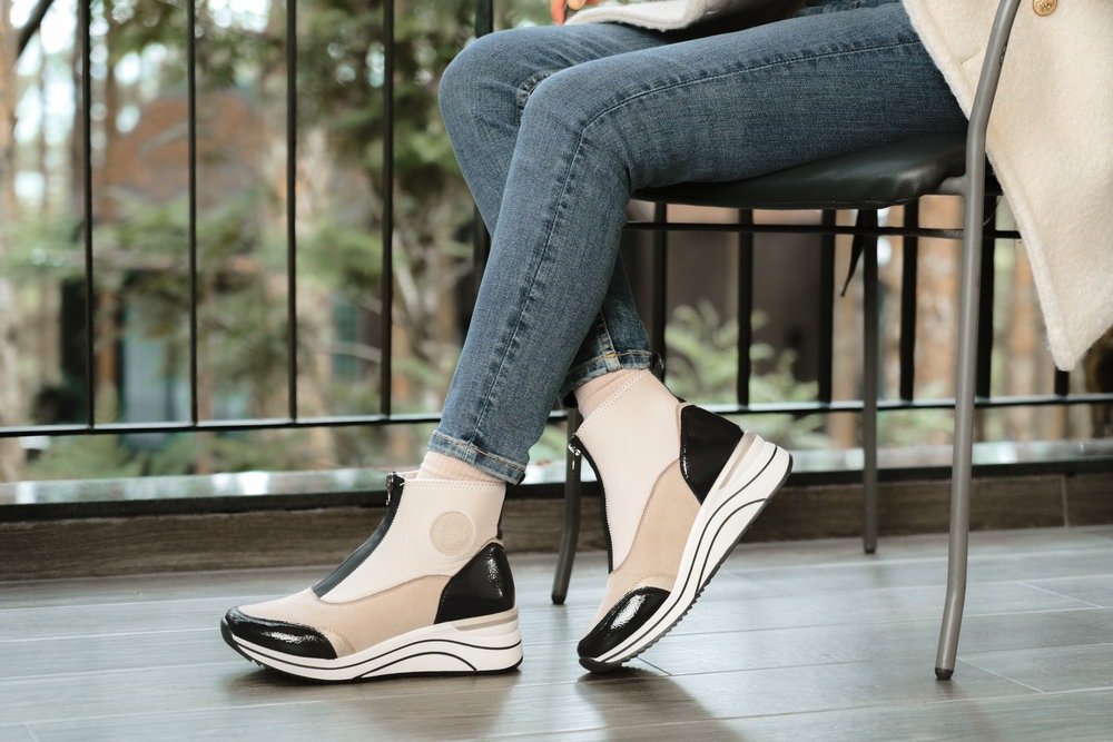 Thumbnail - Remonte Keilsneaker Casual-Boots, Stiefelette, Plateauboots mit Lite´n Soft Ausstattung