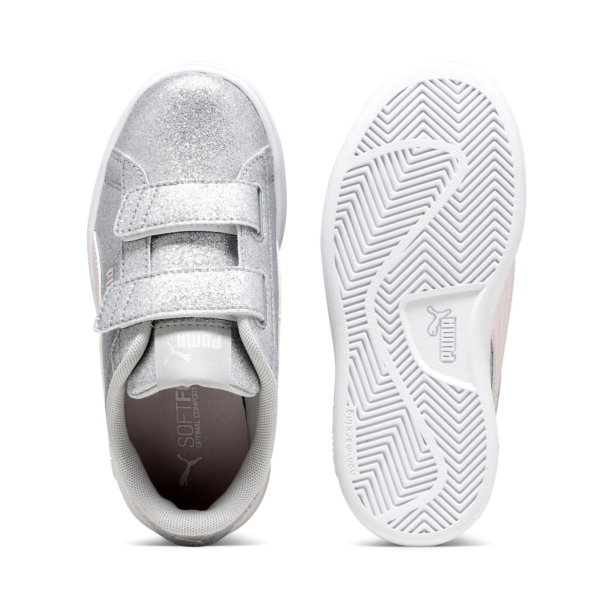 PUMA Sneaker »Smash 3.0 Glitz Glam Sneakers Mädchen«