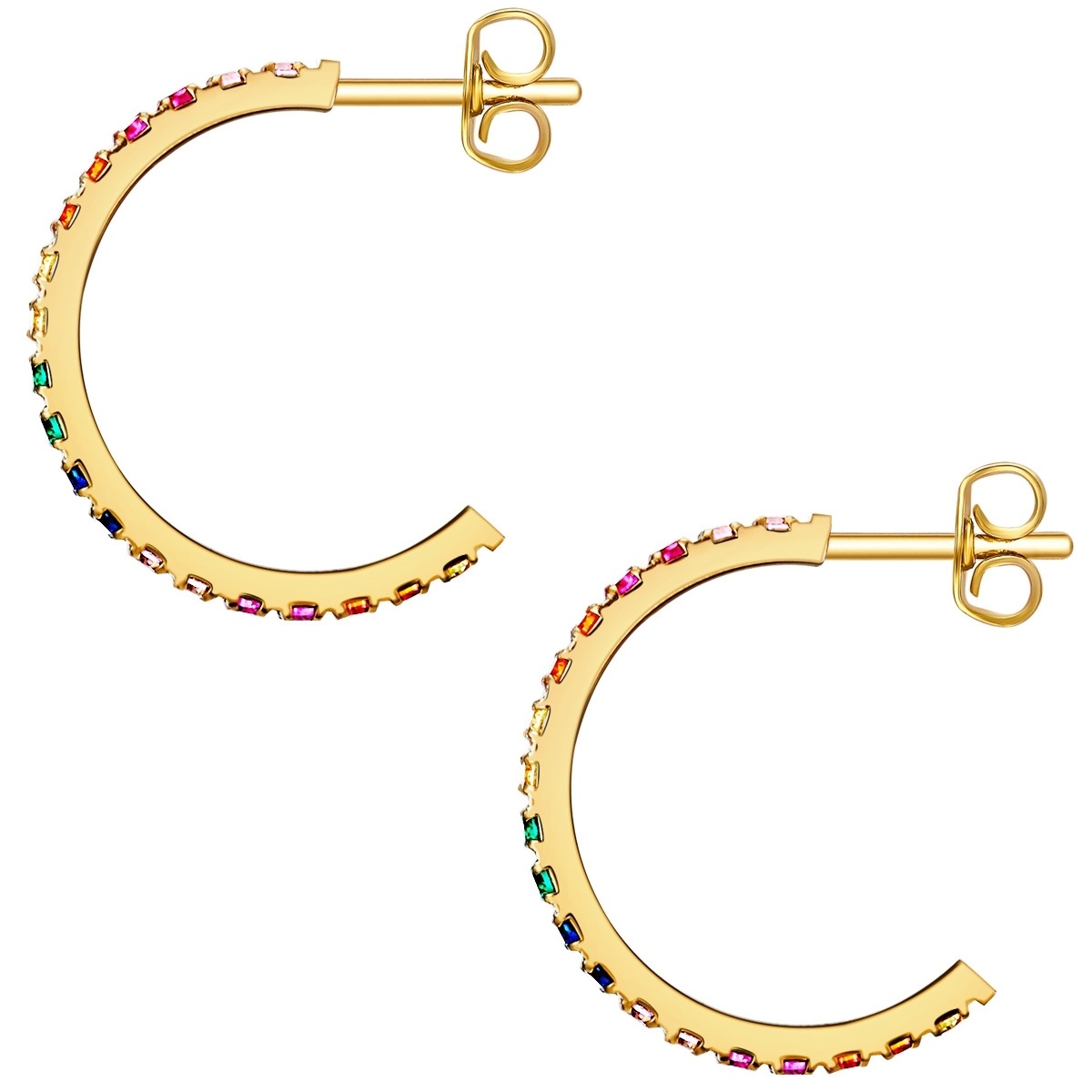 Eastside Paar Creolen »Set: SC258« aus Edelstahl