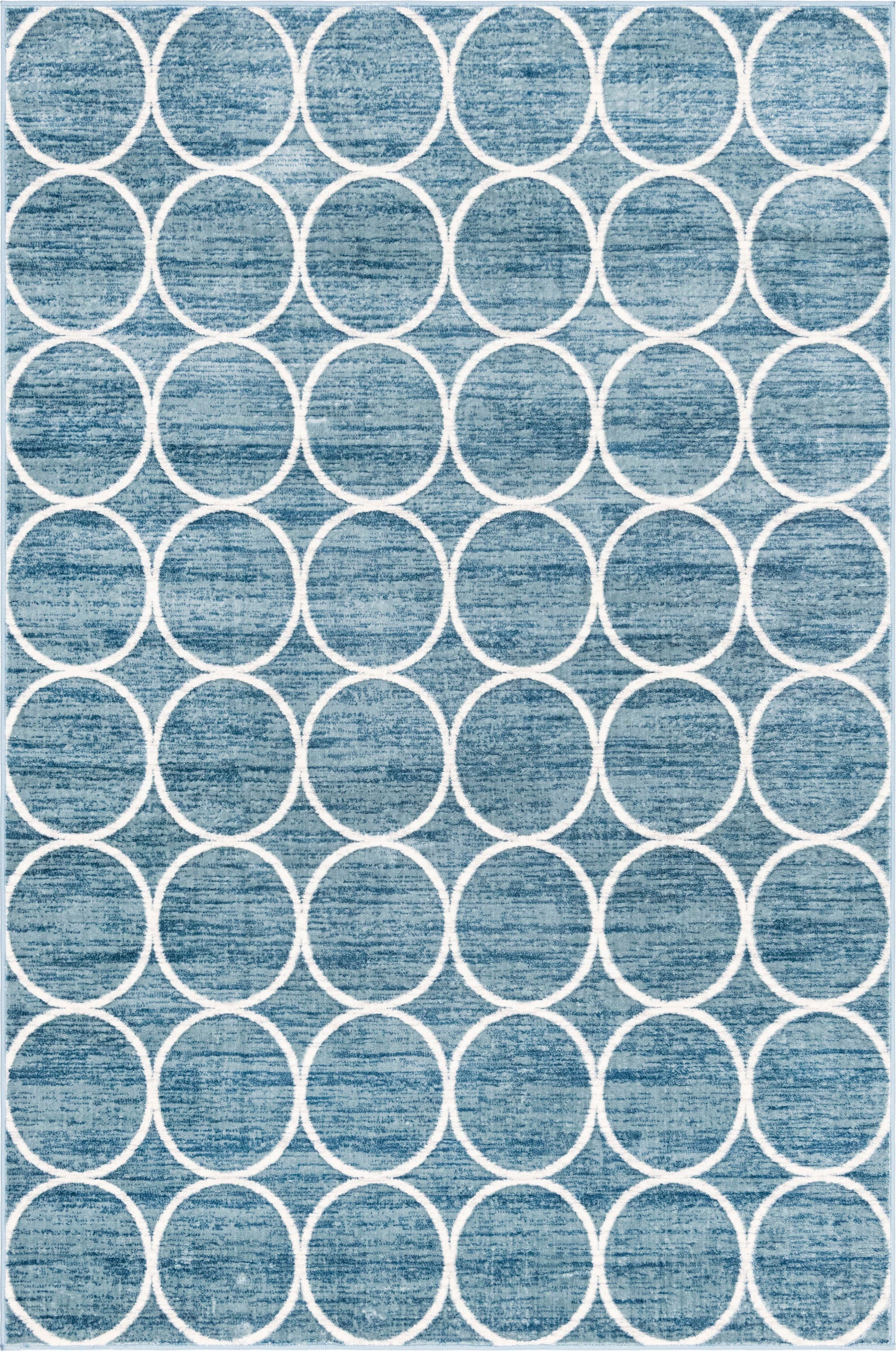 Myflair Möbel & Accessoires "Titan Trellis, LAGERRÄUMUNG" rechteckig 13 mm Höhe Kurzflor, gewebt, modernes Design, Motiv Kreise