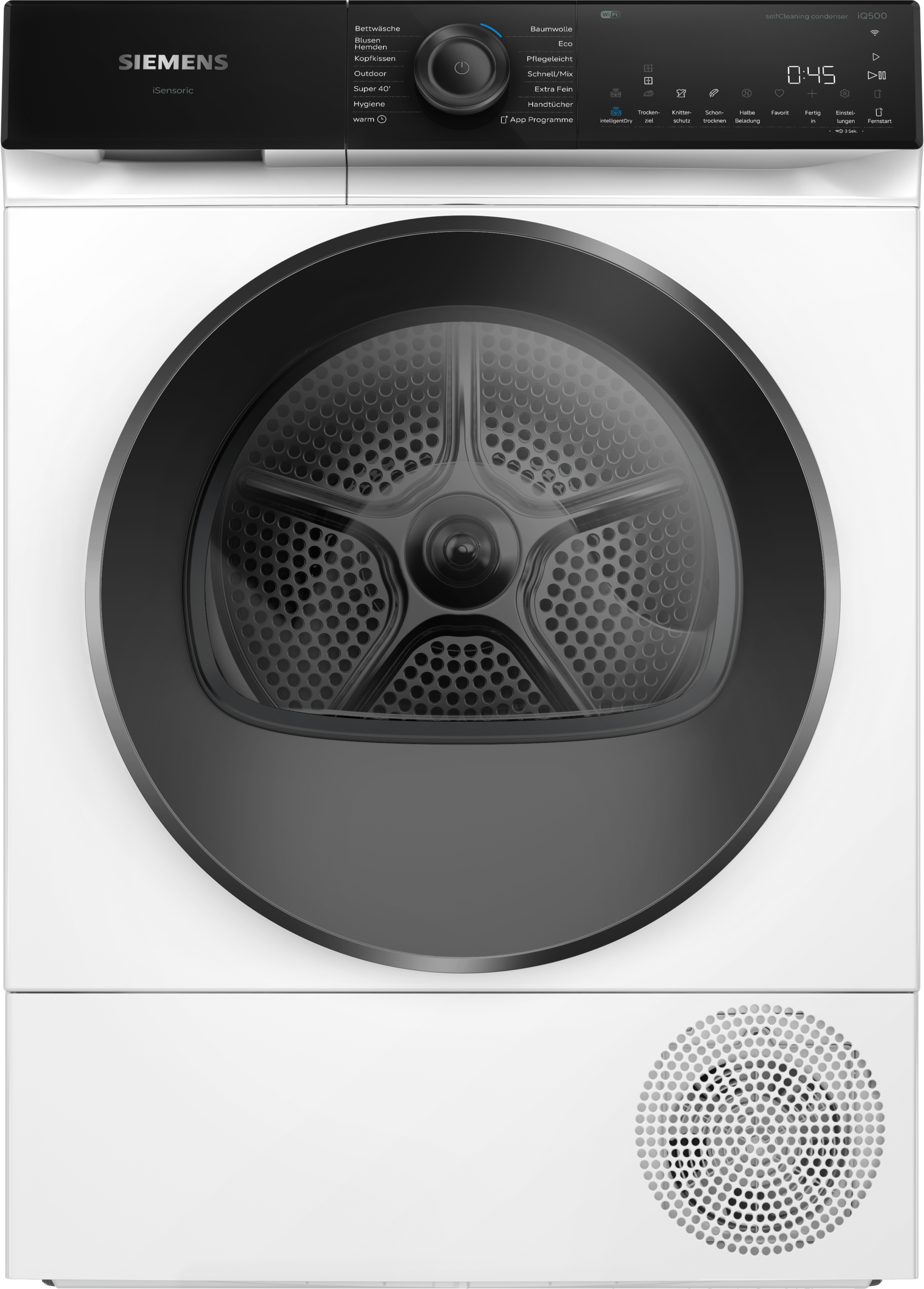 SIEMENS Wärmepumpentrockner "WQ45H2BECO" iQ500 9 Selbstreinigender Kondensa günstig online kaufen