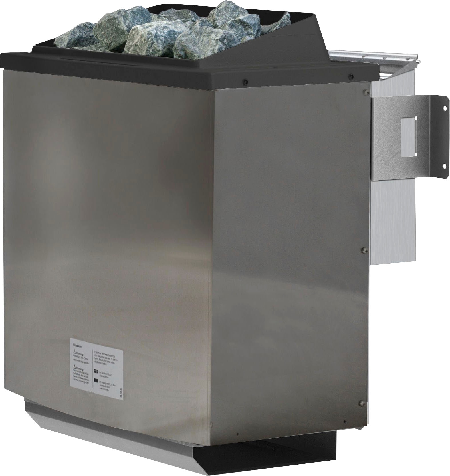 KONIFERA Saunahaus »Maiko 3 SET A«, terragrau, mit Ofen 9 kW Bio ext. Steuerung