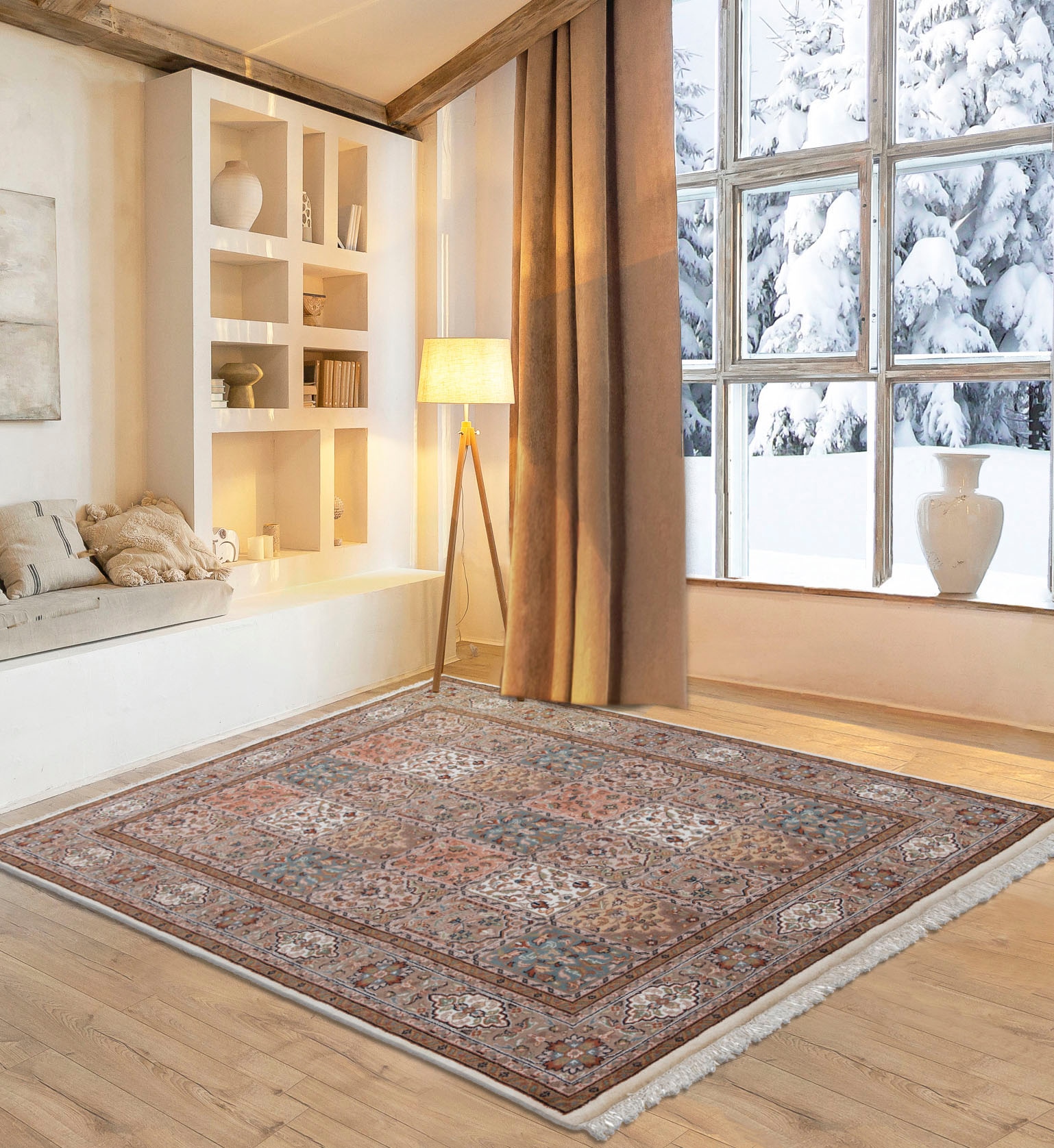 OTTO home Orientteppich "BB Oriantal 1" rechteckig 12 mm Höhe reine Wolle, günstig online kaufen