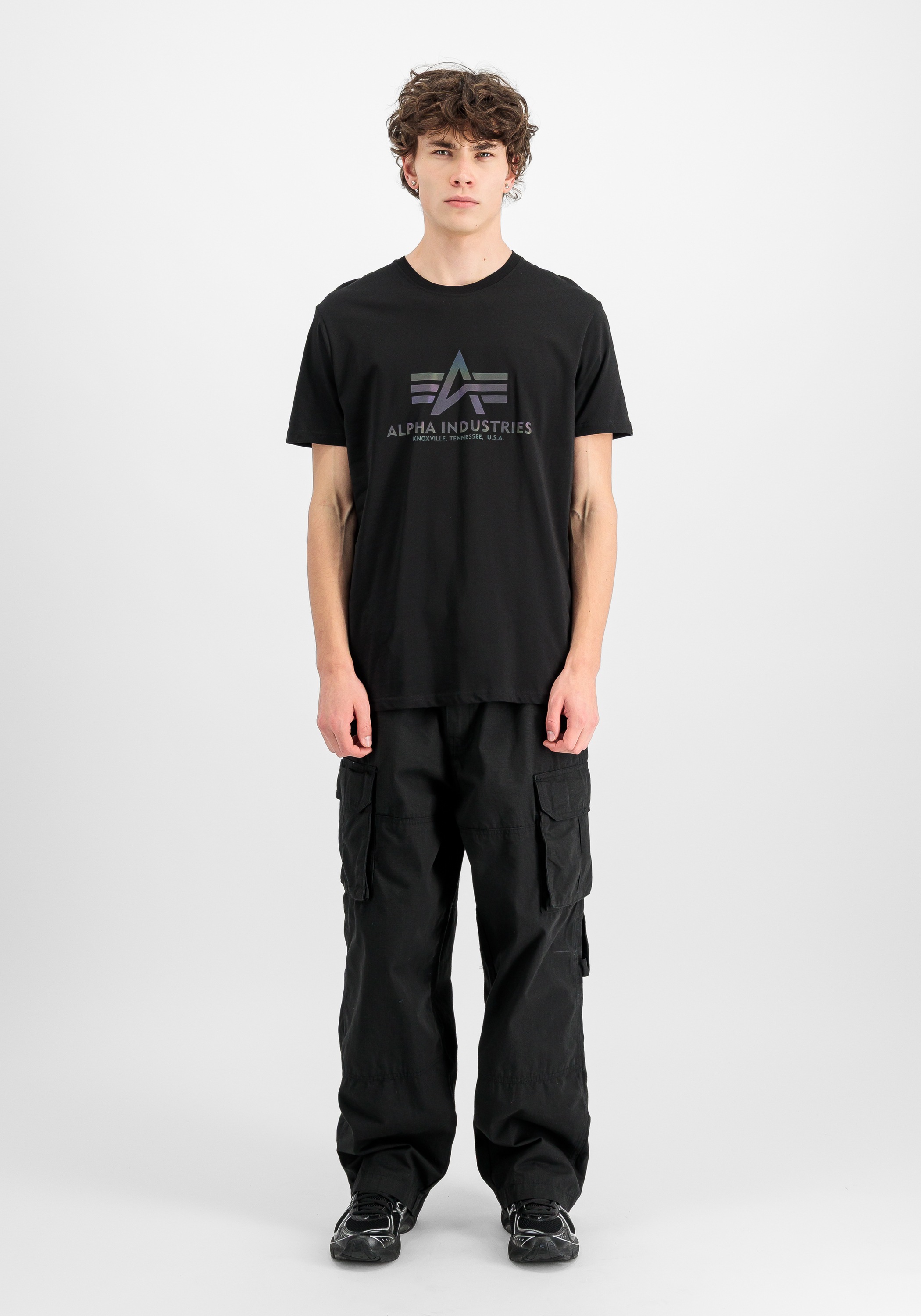 Thumbnail - Alpha Industries T-Shirt "Basic T-Shirt BL Rainbow Ref."