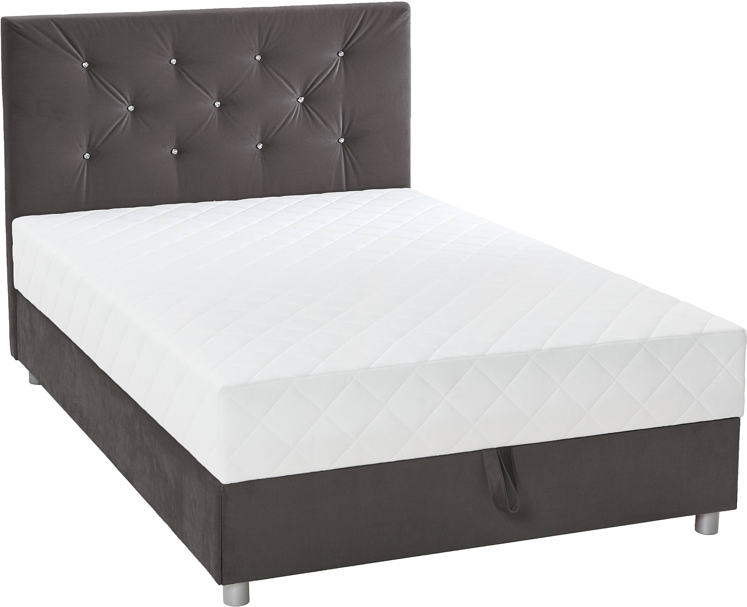 ATLANTIC home collection Boxbett "CELIA im hochwertiger Samtoptik", mit Tas günstig online kaufen
