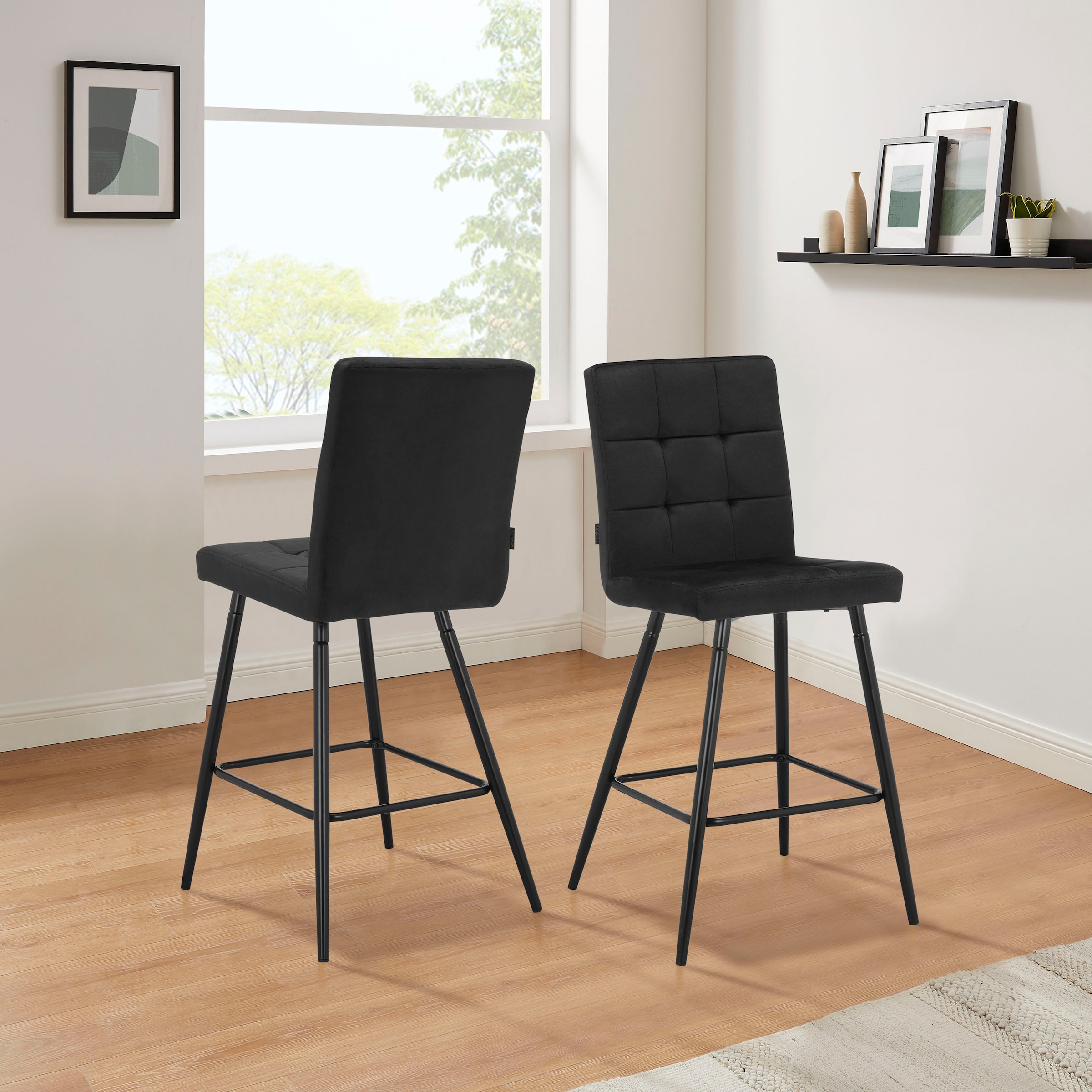 INOSIGN Barhocker »Kerim«, (2 St.), im 2er Set erhältlich, mit Sitz und Rücken... kaufen