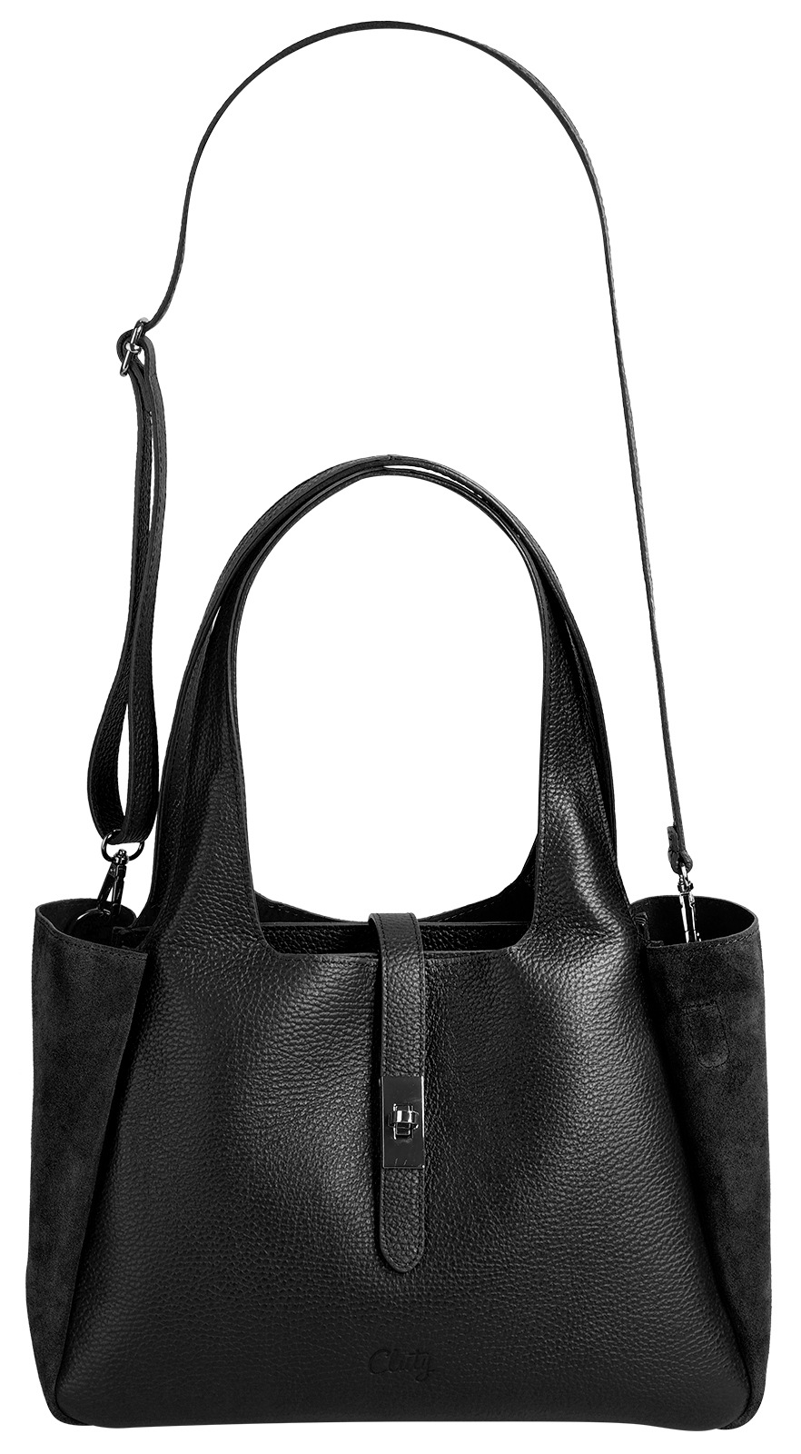 Cluty Shopper »CLUTY Damen echt Leder, Made in Italy« echt Leder, Made in Italy