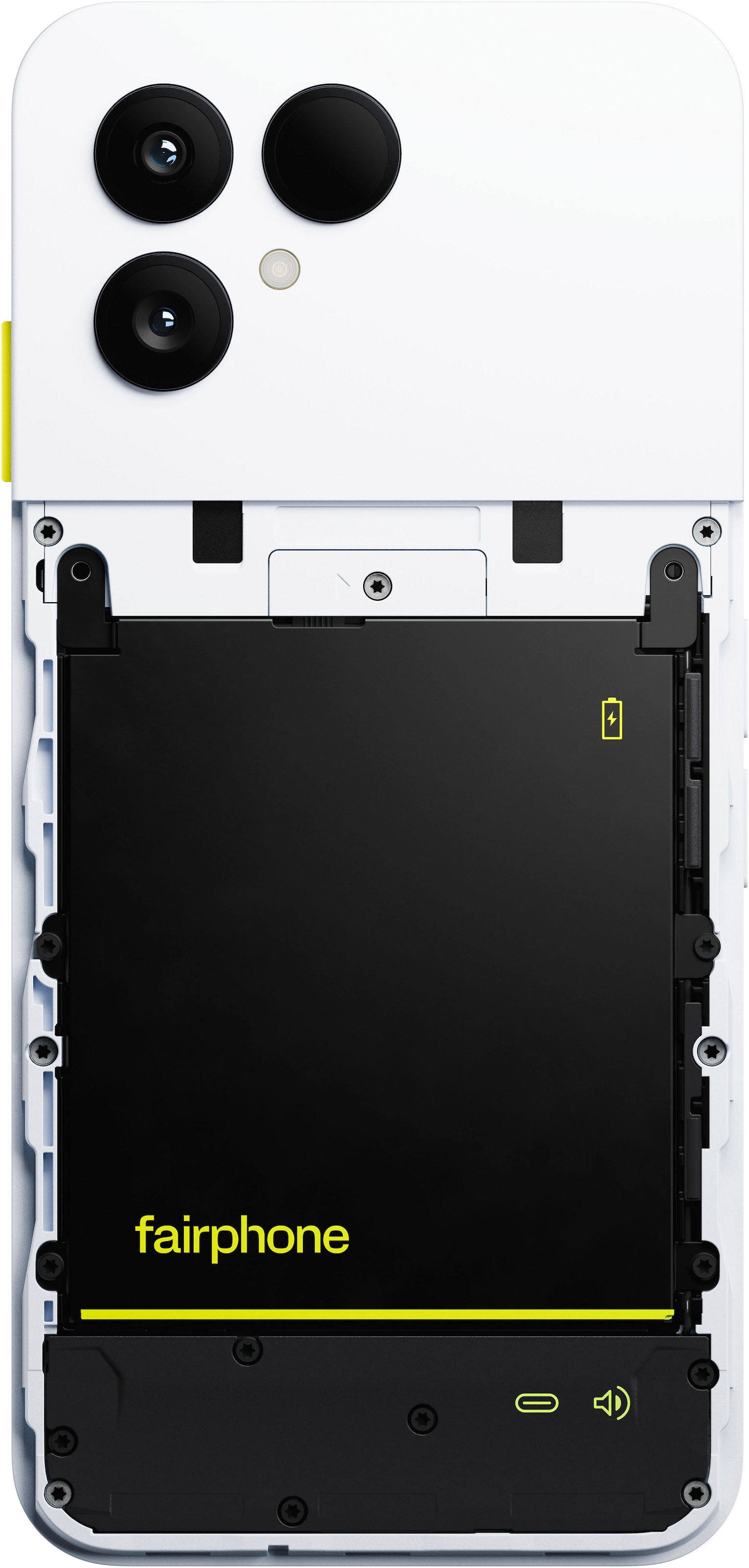 Fairphone Smartphone »Das Fairphone (Gen. 6)«, Cloud White