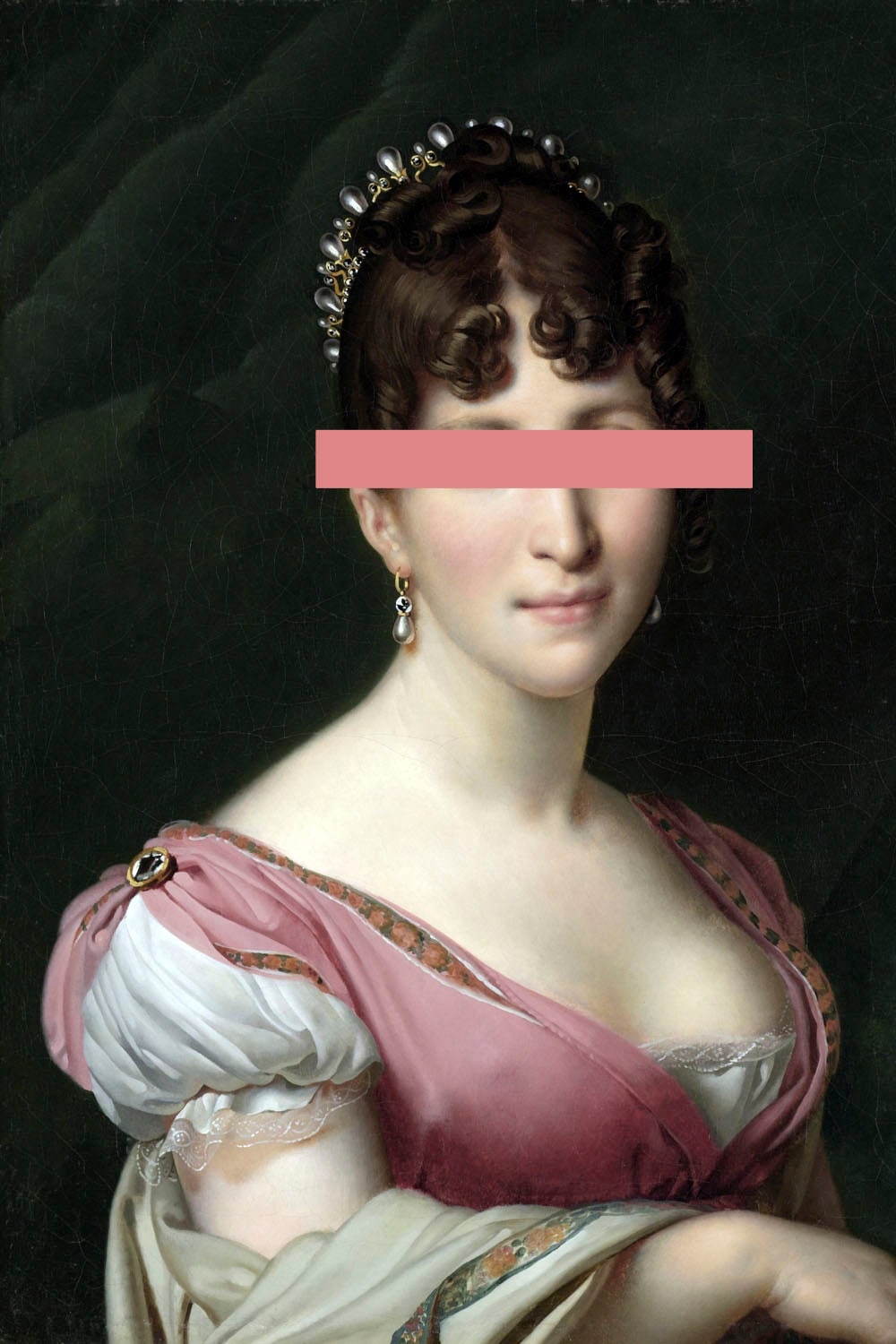 queence Acrylglasbild "Frau mit Farbklecks" Bilder von Frauen  Formen  Frau günstig online kaufen