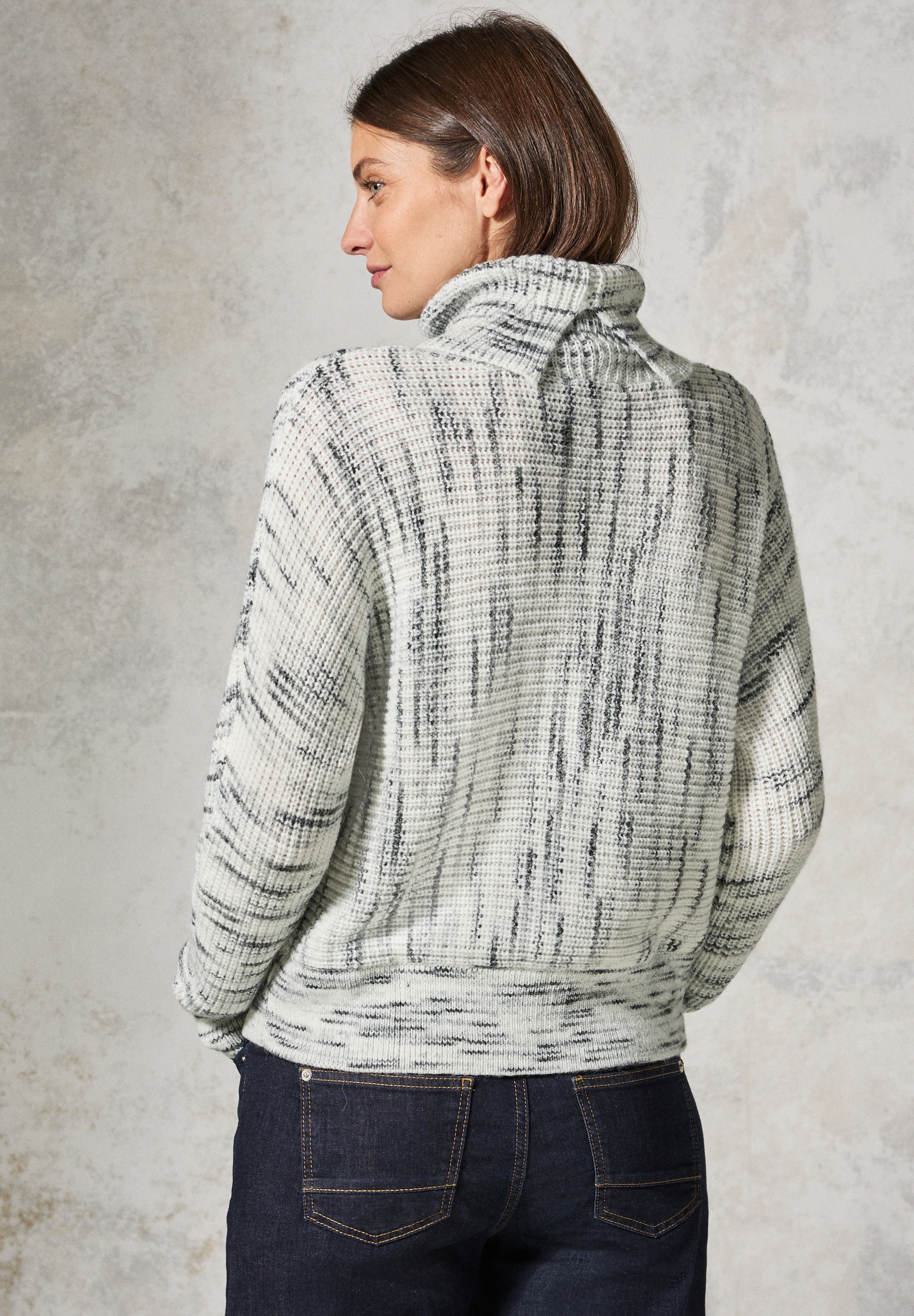 Cecil Rollkragenpullover, im soften Baumwoll-Mix