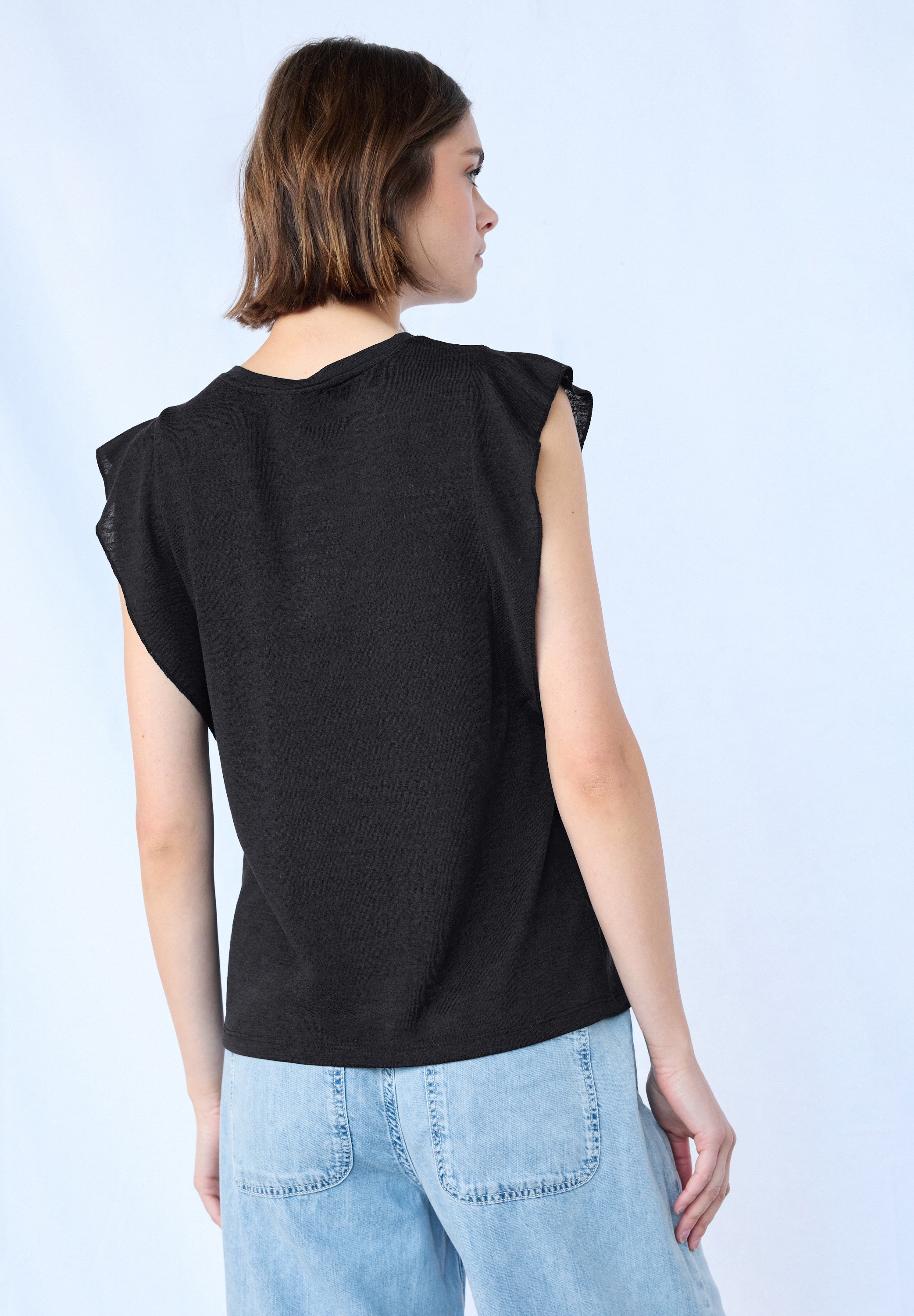 STREET ONE STUDIO T-Shirt, Rundhalsausschnitt günstig online kaufen