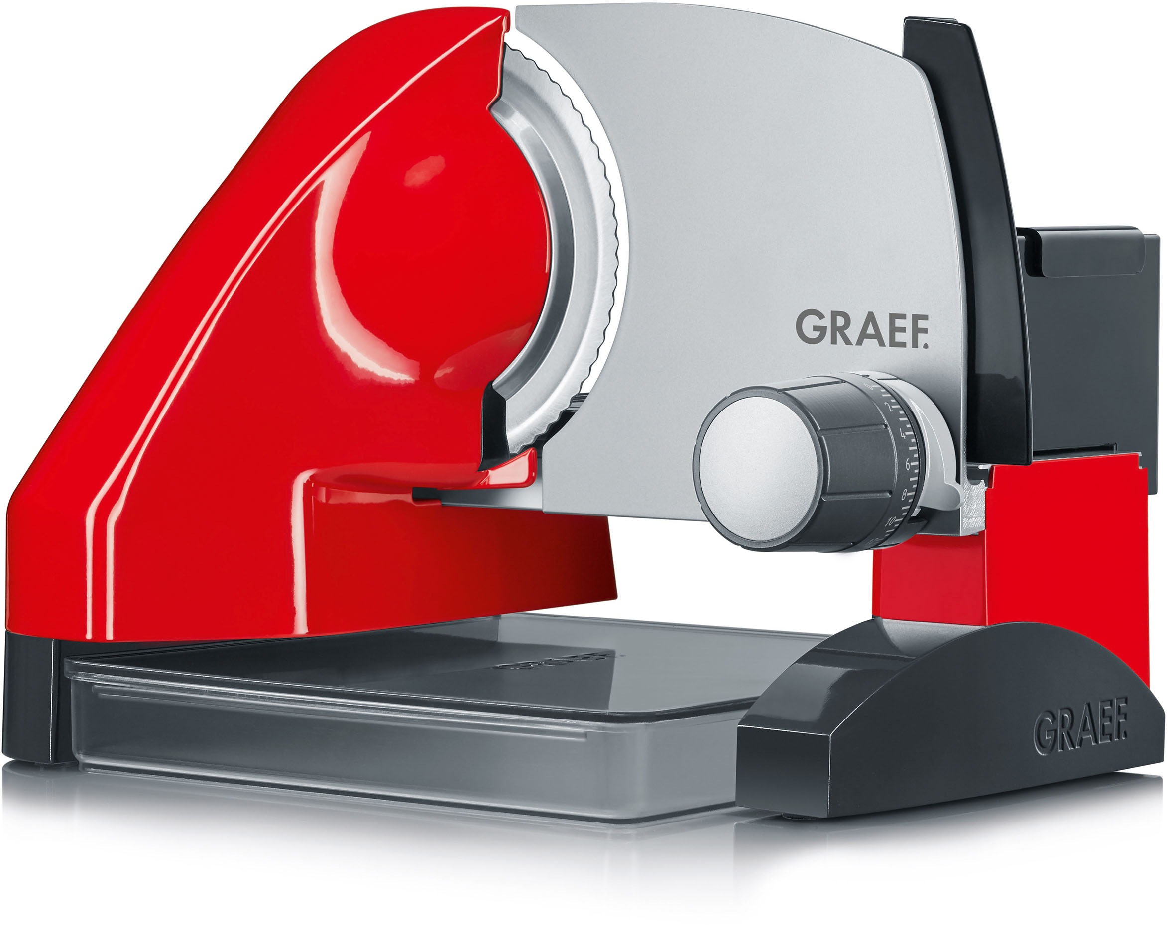 Graef Allesschneider »SlicedKitchen S 50003«, 170 W, inkl. Aufbewahrungsbox & MiniSlice-Aufsatz, rot