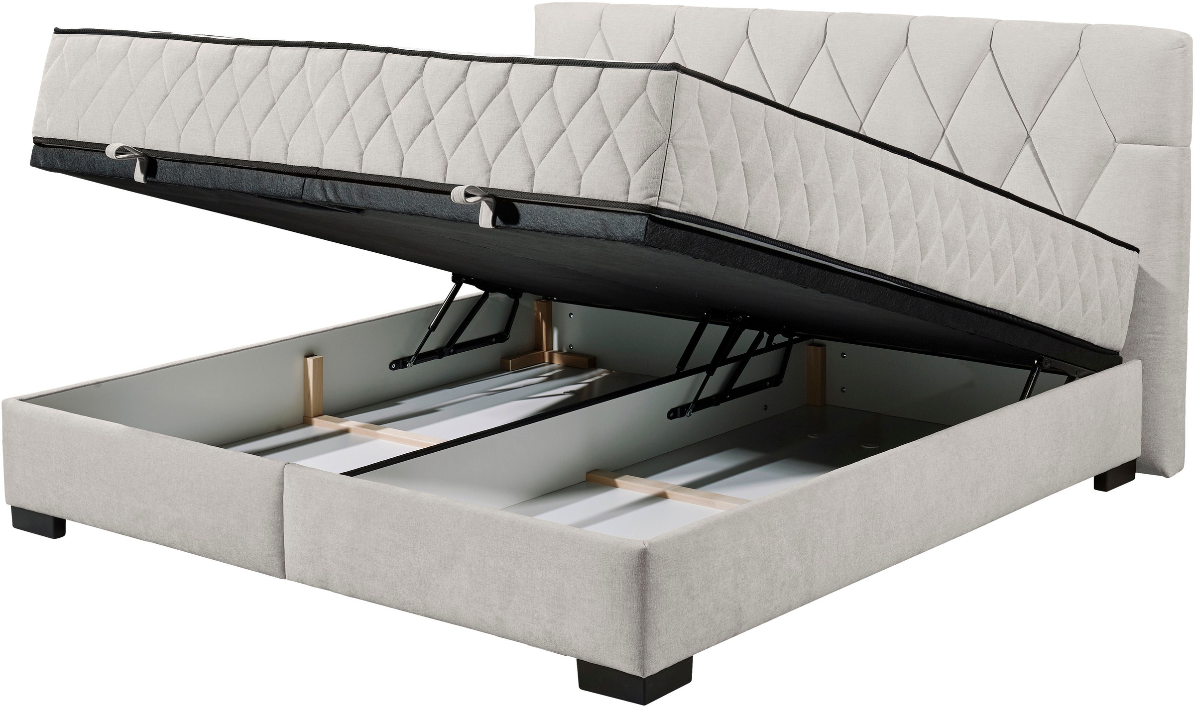 ED EXCITING DESIGN Boxbett »Nagol«, mit Bettkasten, mit Wendematratze, erhältlich in verschiedenen Breiten
