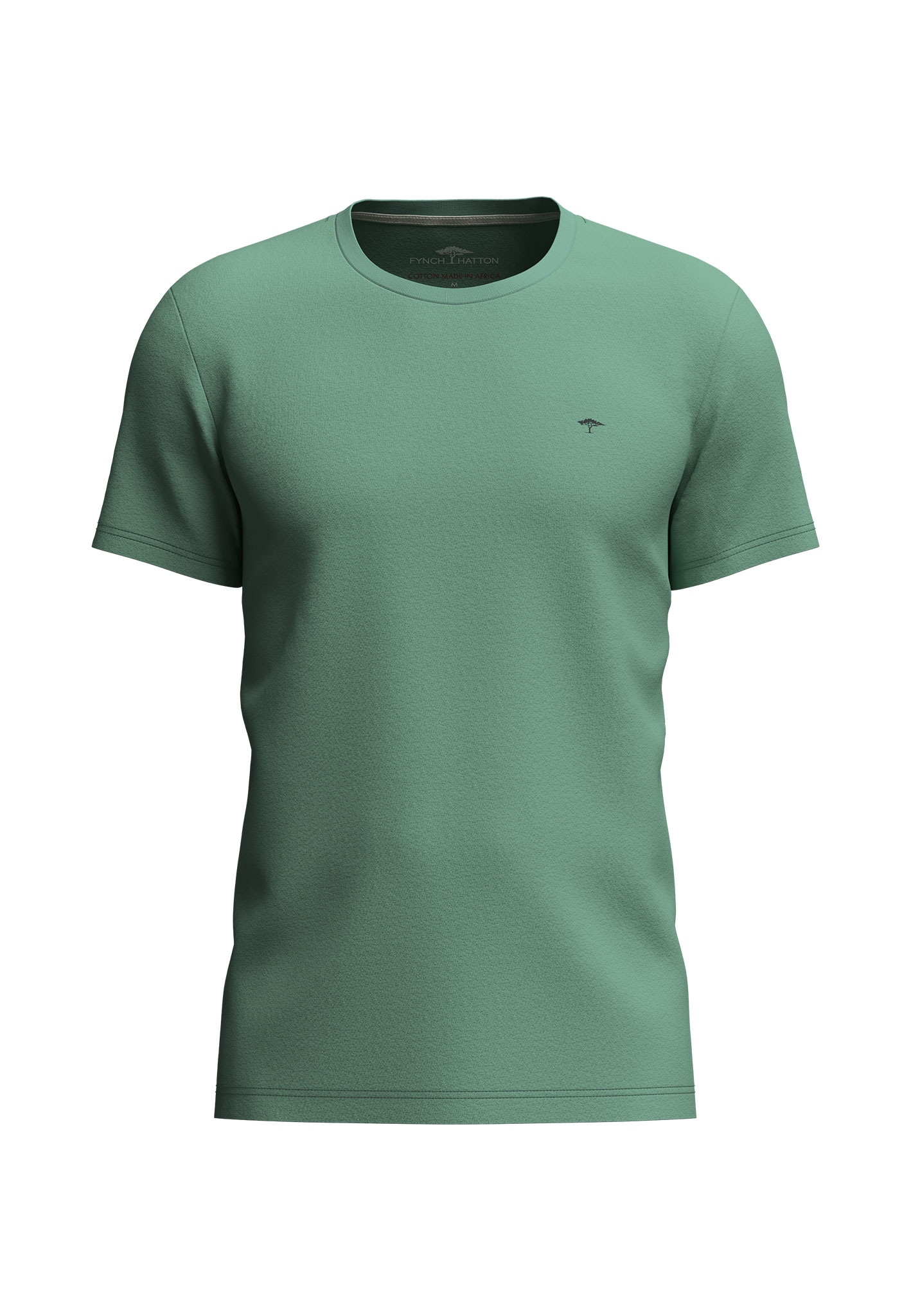 FYNCH-HATTON Rundhalsshirt, unifarben, aus reiner Baumwolle günstig online kaufen