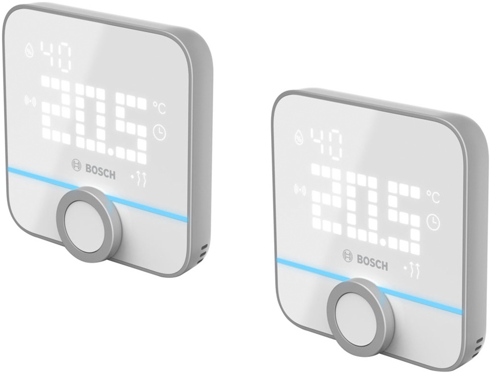 BOSCH Raumthermostat "II (230V) 2erSet", weiß, B:8,6cm H:8,7cm T:3,5cm, Raumthermostate - Kunststoff Einheitsgröße