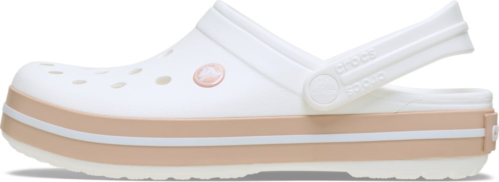 Crocs Clog »Crocband Clog«, Sommerschuh, Schlappen, Hausschuh mit zweifarbiger Laufsohle