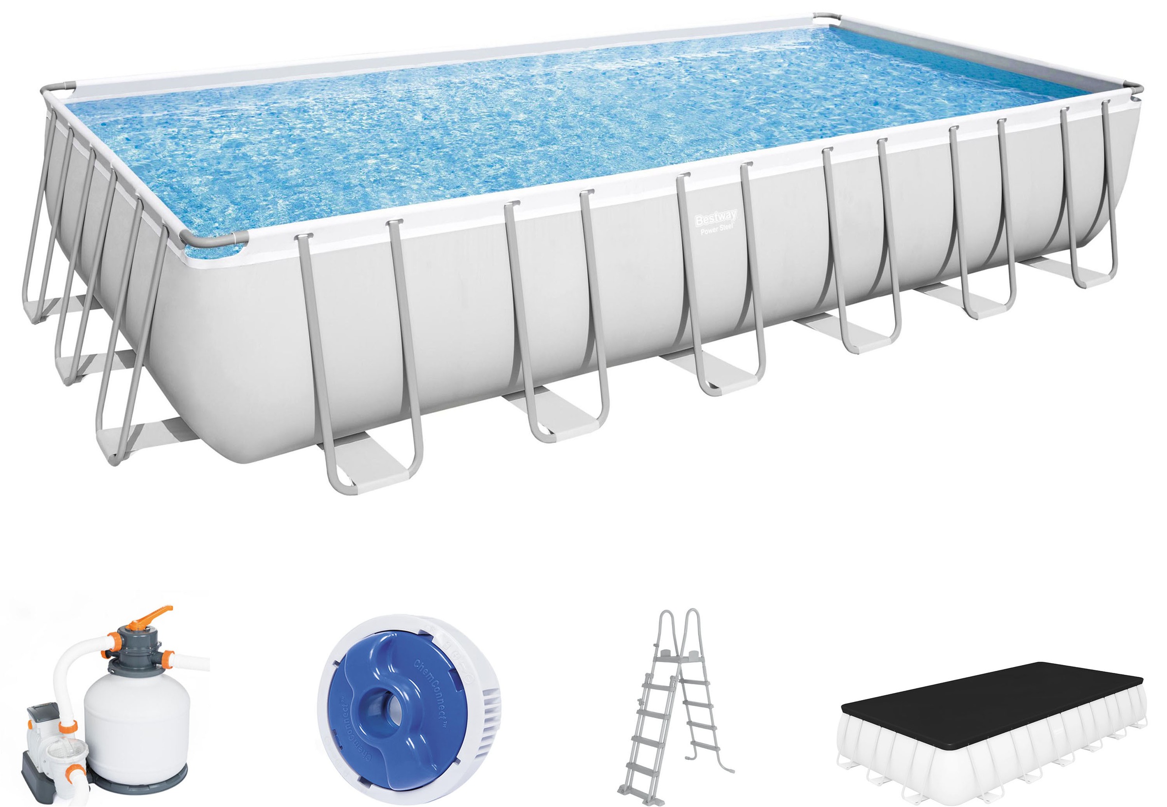 Bestway Framepool »Power Steel™« (Set) 732x366...