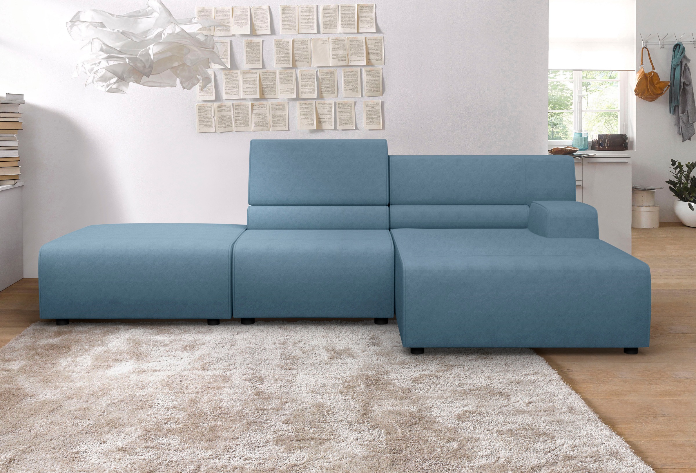 Egoitaliano Ecksofa »Babouche, Designsofa mit außergewöhnlichem Sitzkomfort zum Wohlfühlen«