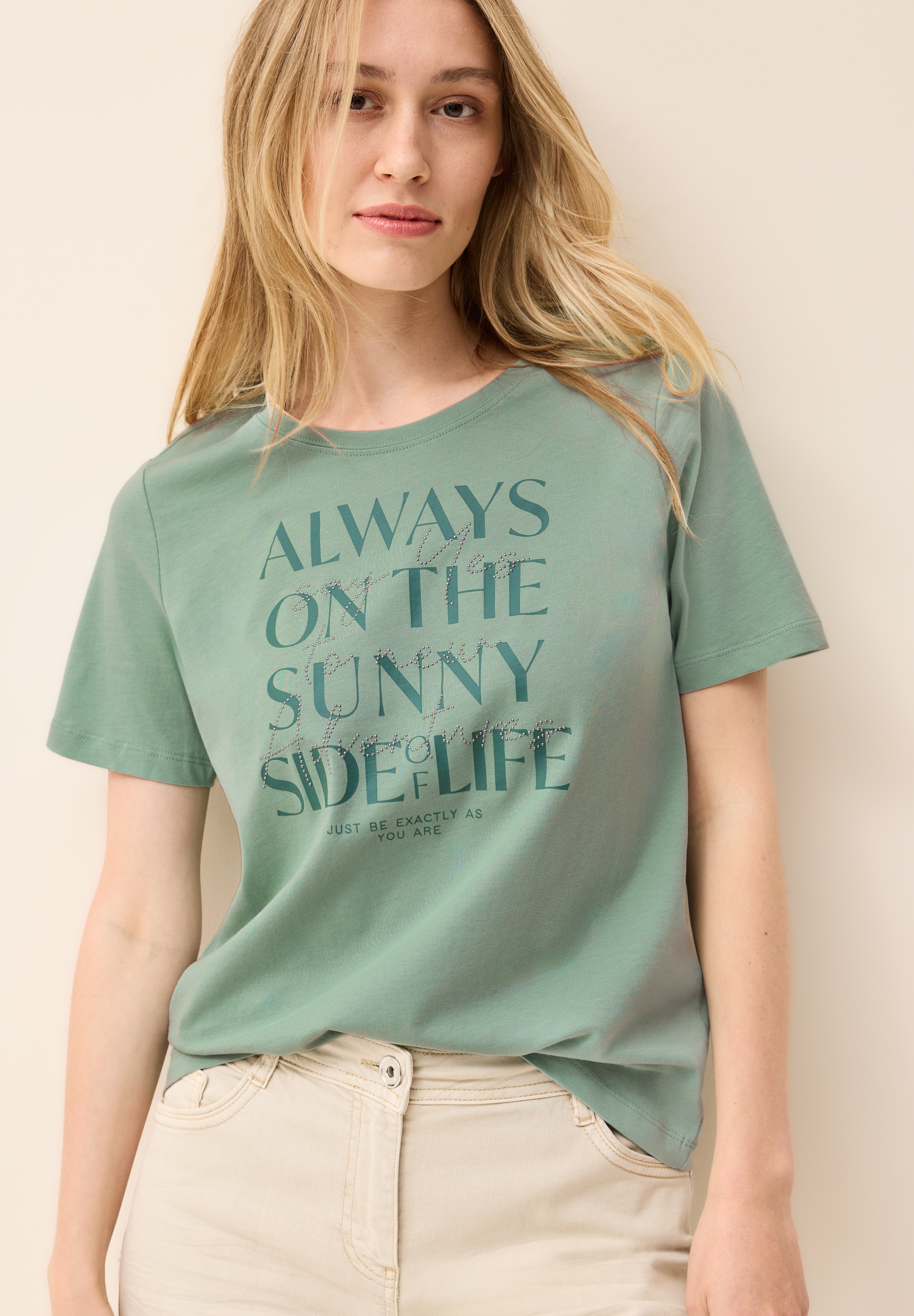 Cecil Print-Shirt aus reiner Baumwolle günstig online kaufen