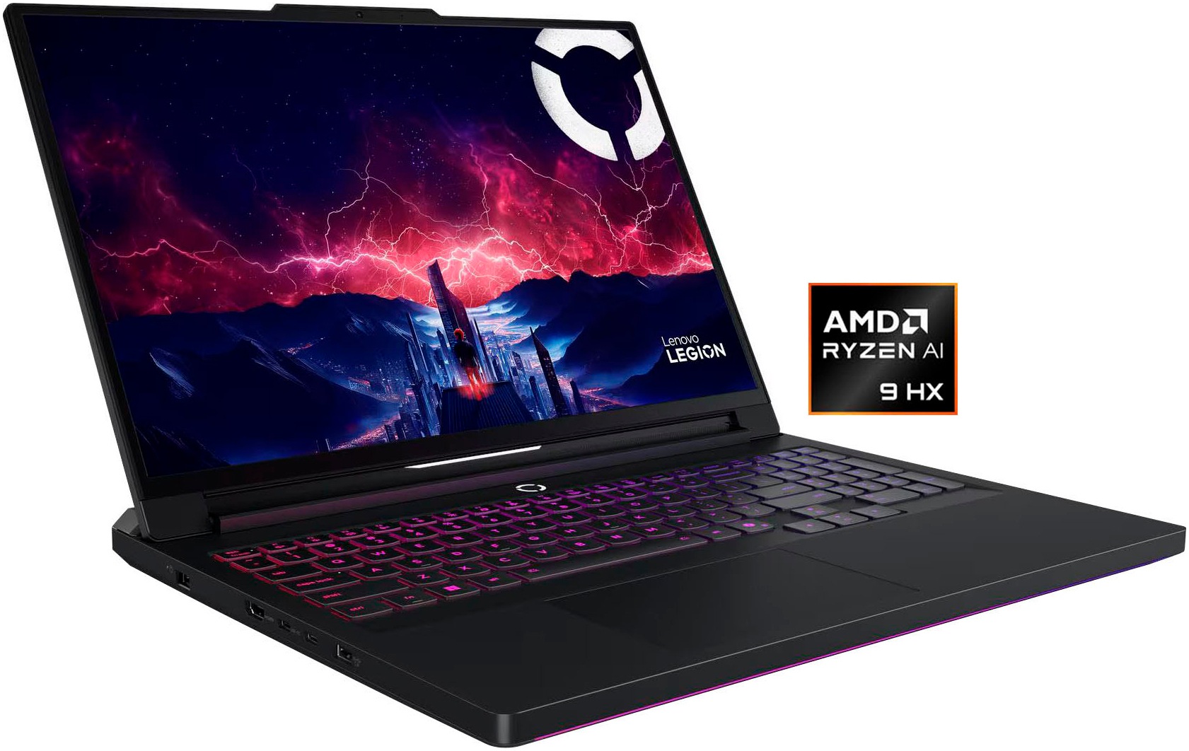 LENOVO Gaming-Notebook "Legion Pro 7 16AFR10H", 32 GB RAM 1.000 GB SSD, Ryzen 9, Windows 11 Homeeclipse schwarz, Notebooks