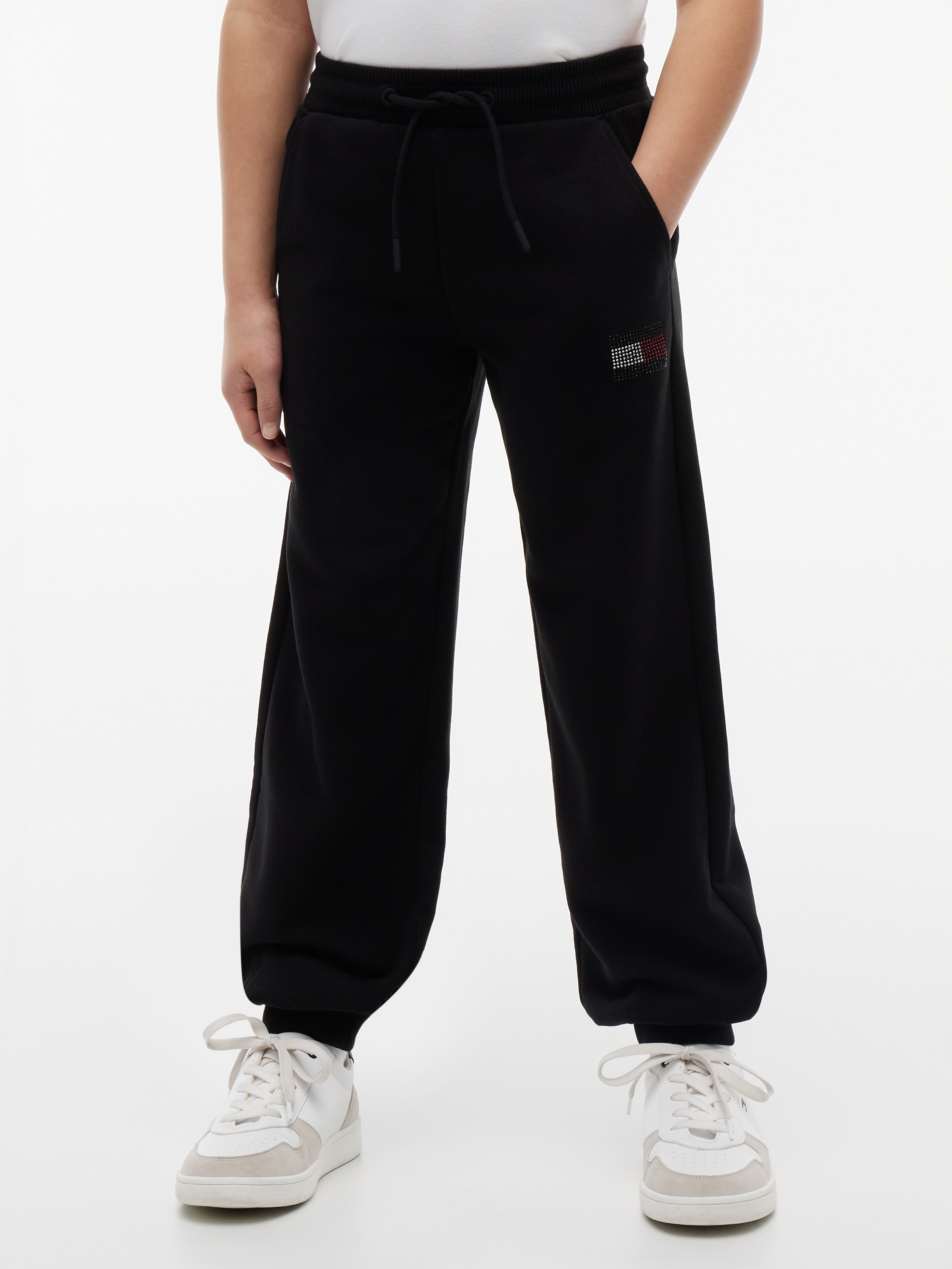 Tommy Hilfiger Sweathose Glitzersteine, Regular Fit, Kinder bis 16 Jahre