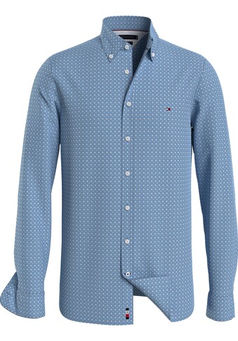 Tommy Hilfiger Langarmhemd »NATURAL SOFT FOULARD SF SHIRT«, mit Button-down-Kragen kaufen