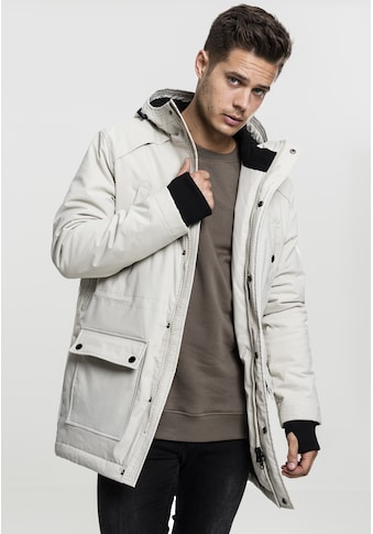 URBAN CLASSICS Wintermantel »Herren Hooded Heavy Thum...