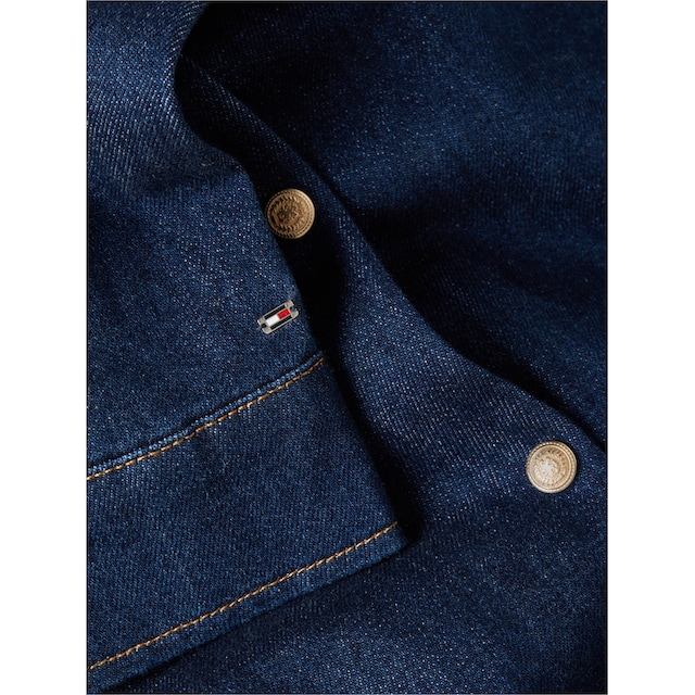 Tommy Hilfiger Jeanskleid »DNM LS SHIRT DRESS NALA«, mit durchgehender  Druckerleiste bestellen | BAUR