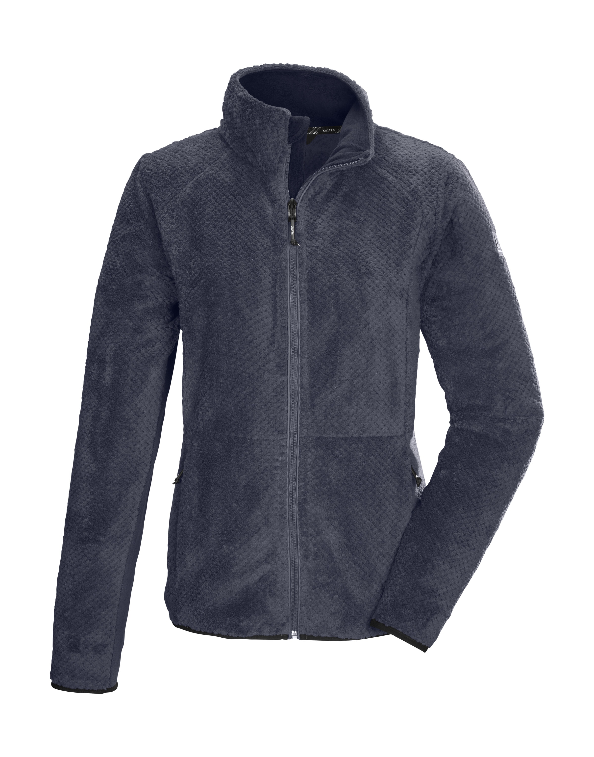 Killtec 1100000002199 "KOW 6 WMN KNTFLC JCKT" Damen Fleecejacke, Comfort-Stretch, Kinnschutz, verschließbare Taschen
