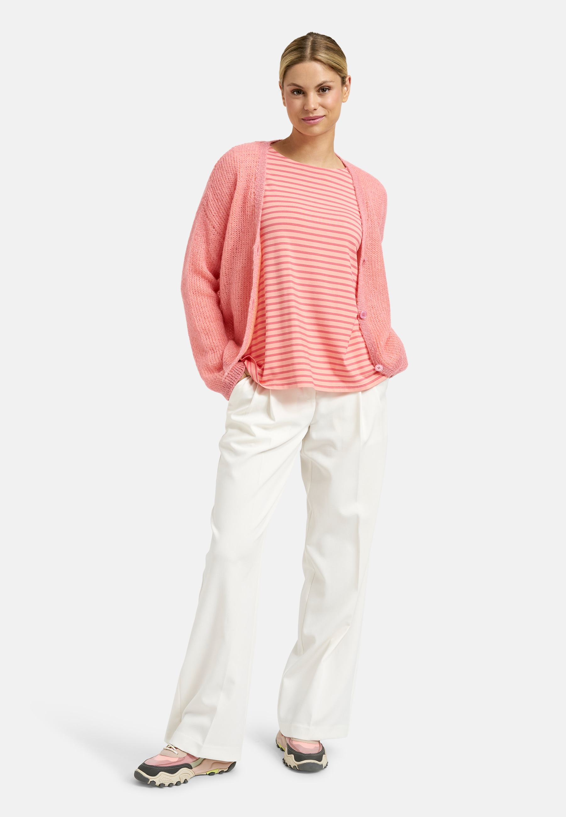 Milano Italy Rundhalsshirt mit Seitenschlitze